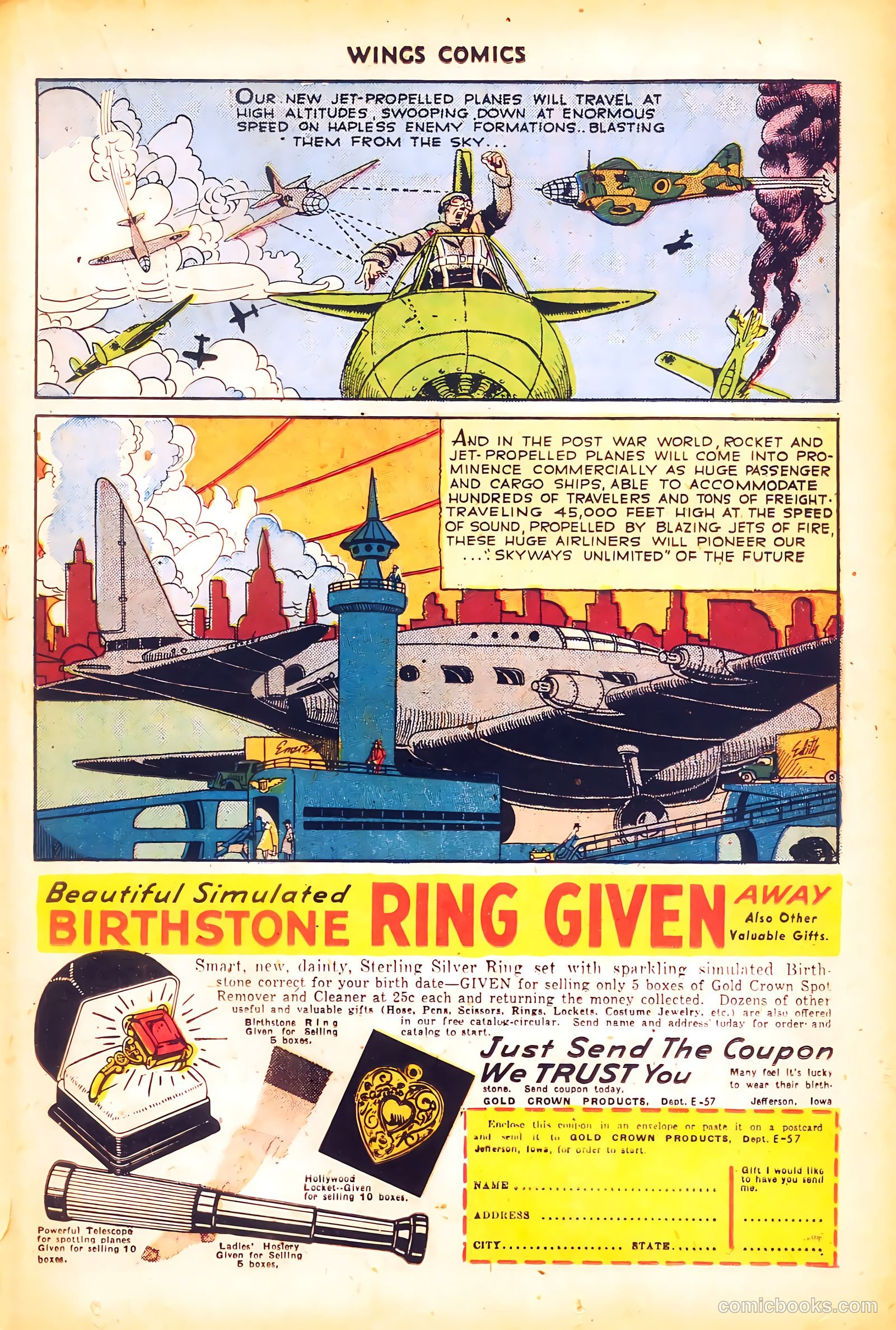 Wings Comics #48 (1944) — page 27 of 53