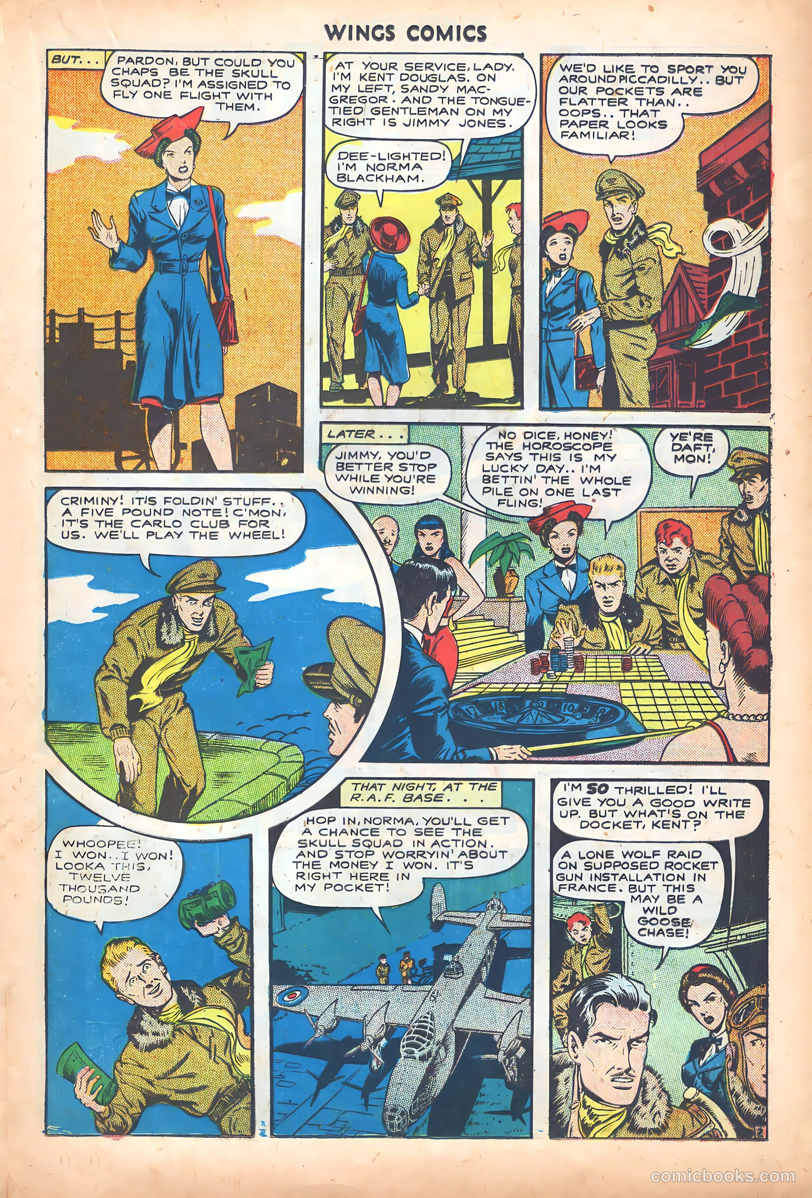 Wings Comics #48 (1944) — page 29 of 53