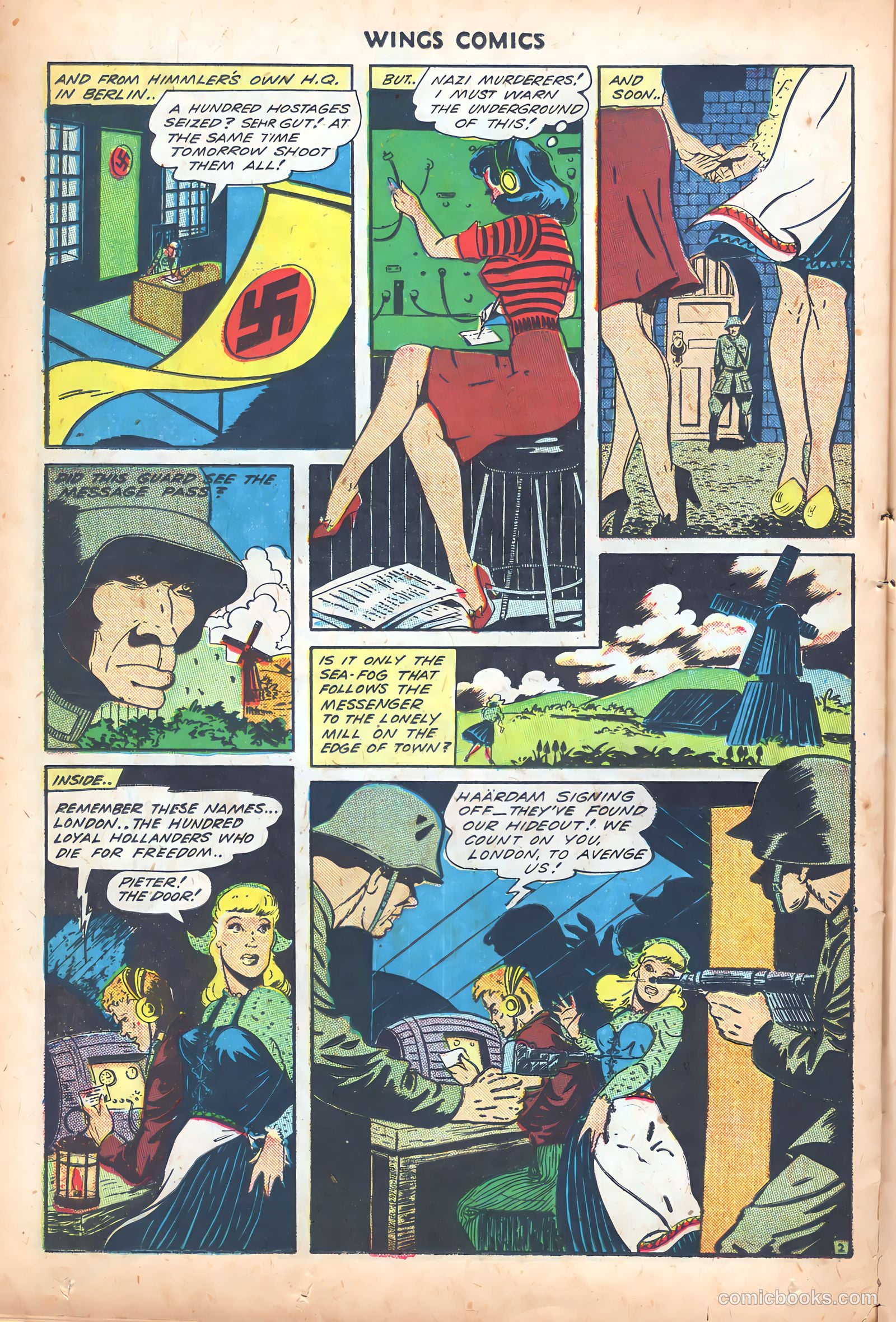 Wings Comics #48 (1944) — page 36 of 53