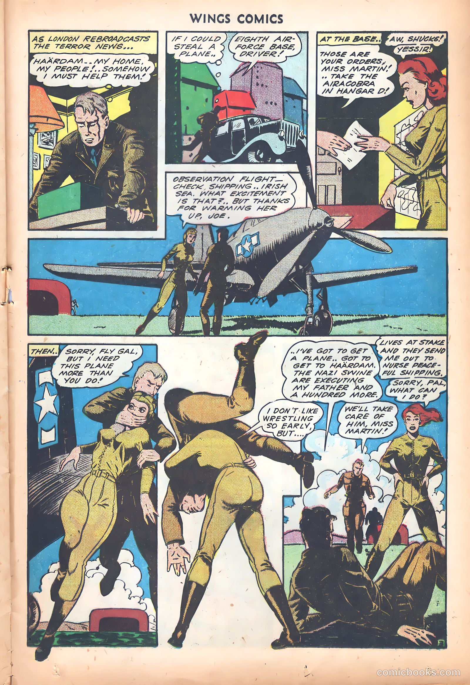 Wings Comics #48 (1944) — page 37 of 53