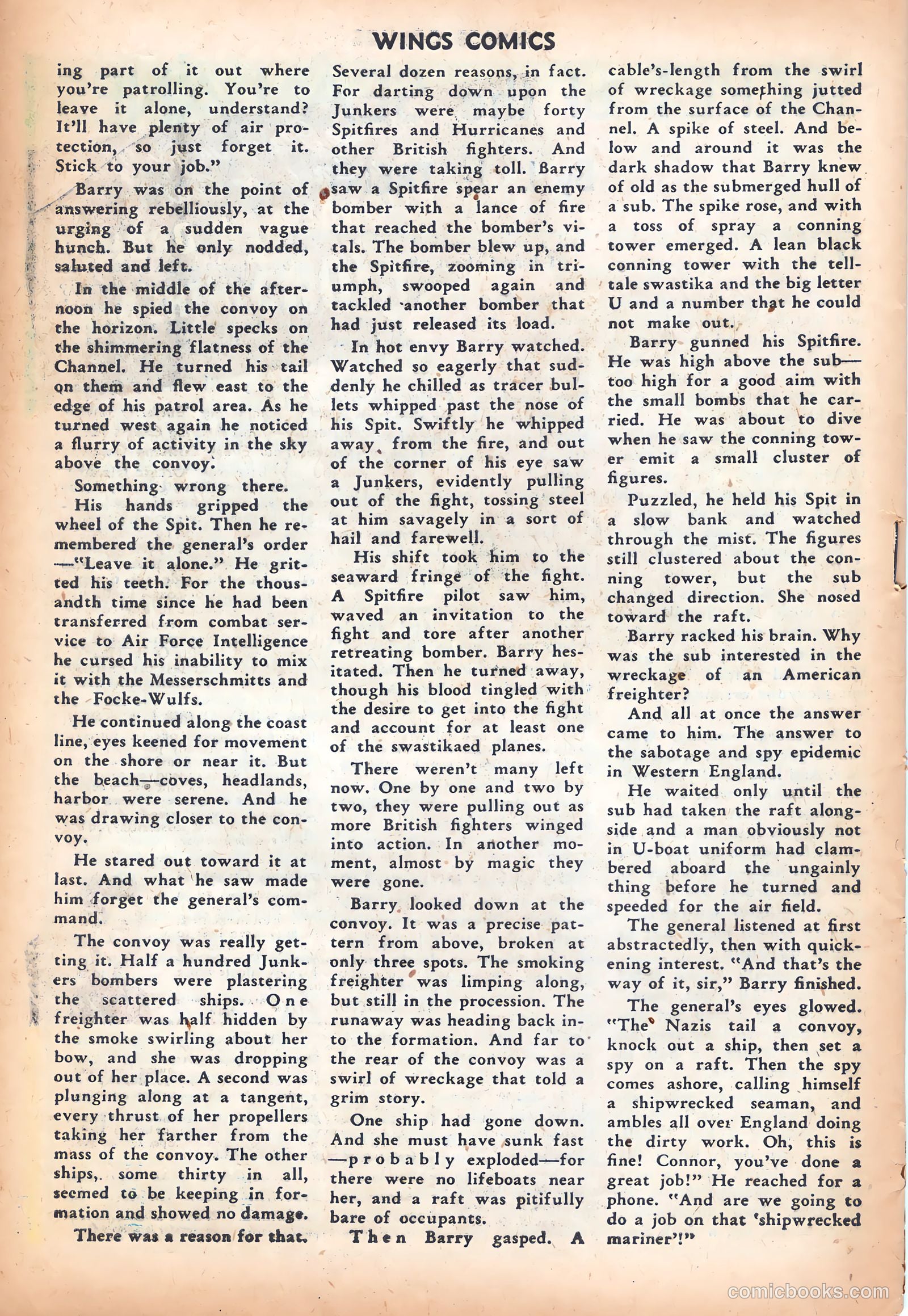 Wings Comics #48 (1944) — page 42 of 53