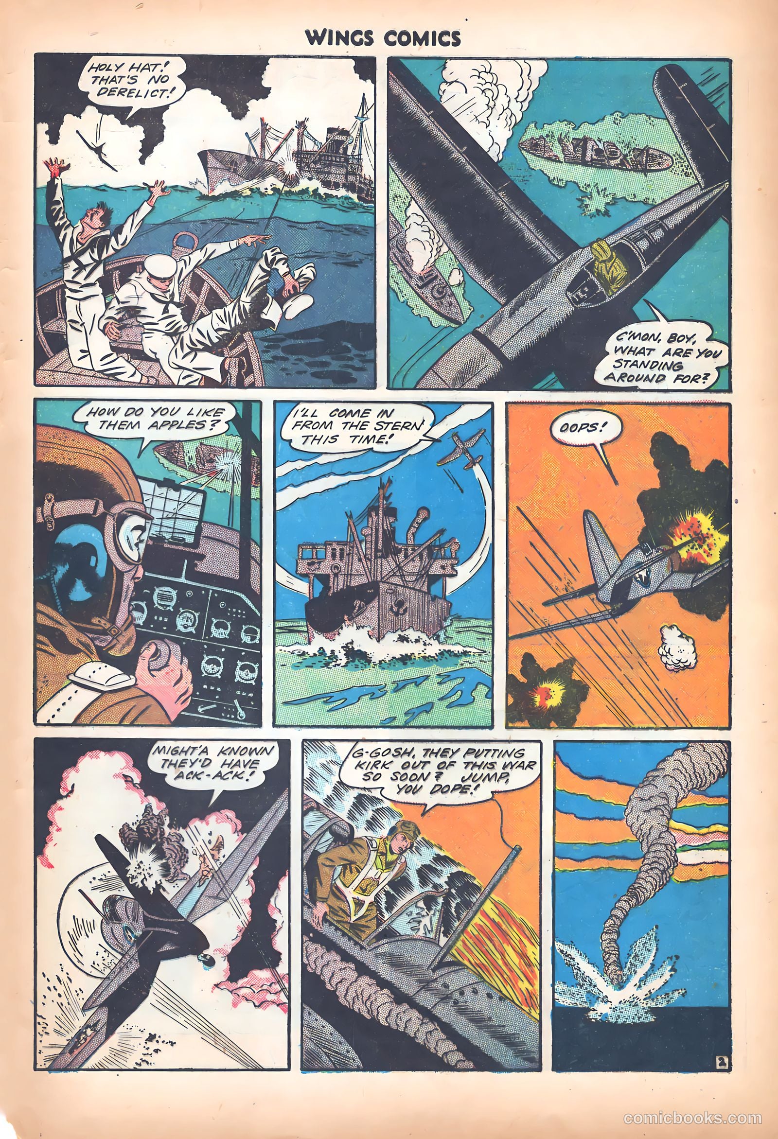 Wings Comics #48 (1944) — page 45 of 53