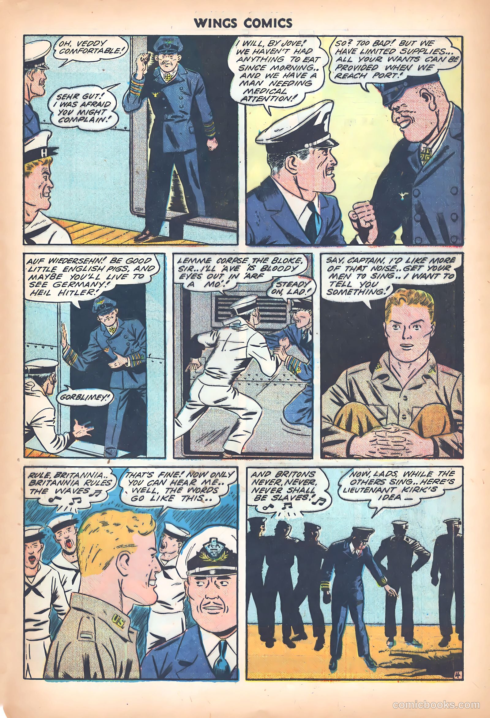 Wings Comics #48 (1944) — page 47 of 53