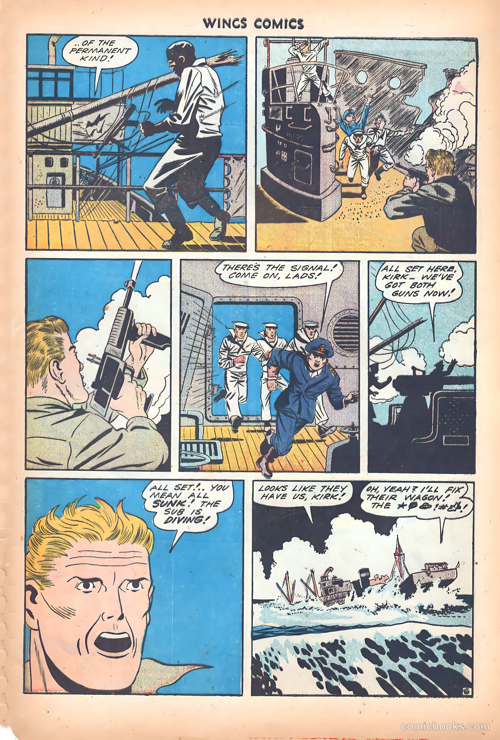 Wings Comics #48 (1944) — page 49 of 53