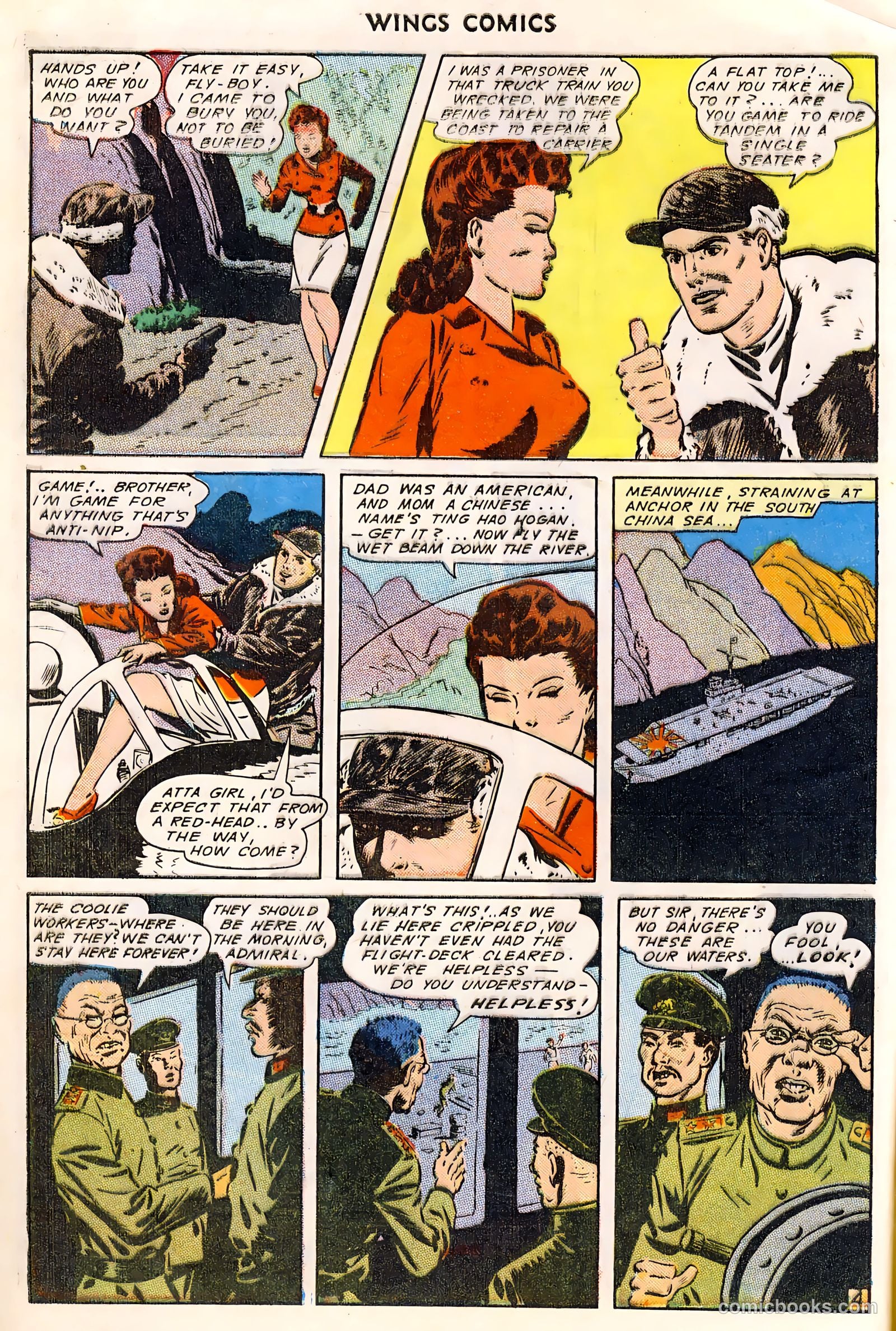 Wings Comics #49 (1944) — page 6 of 52