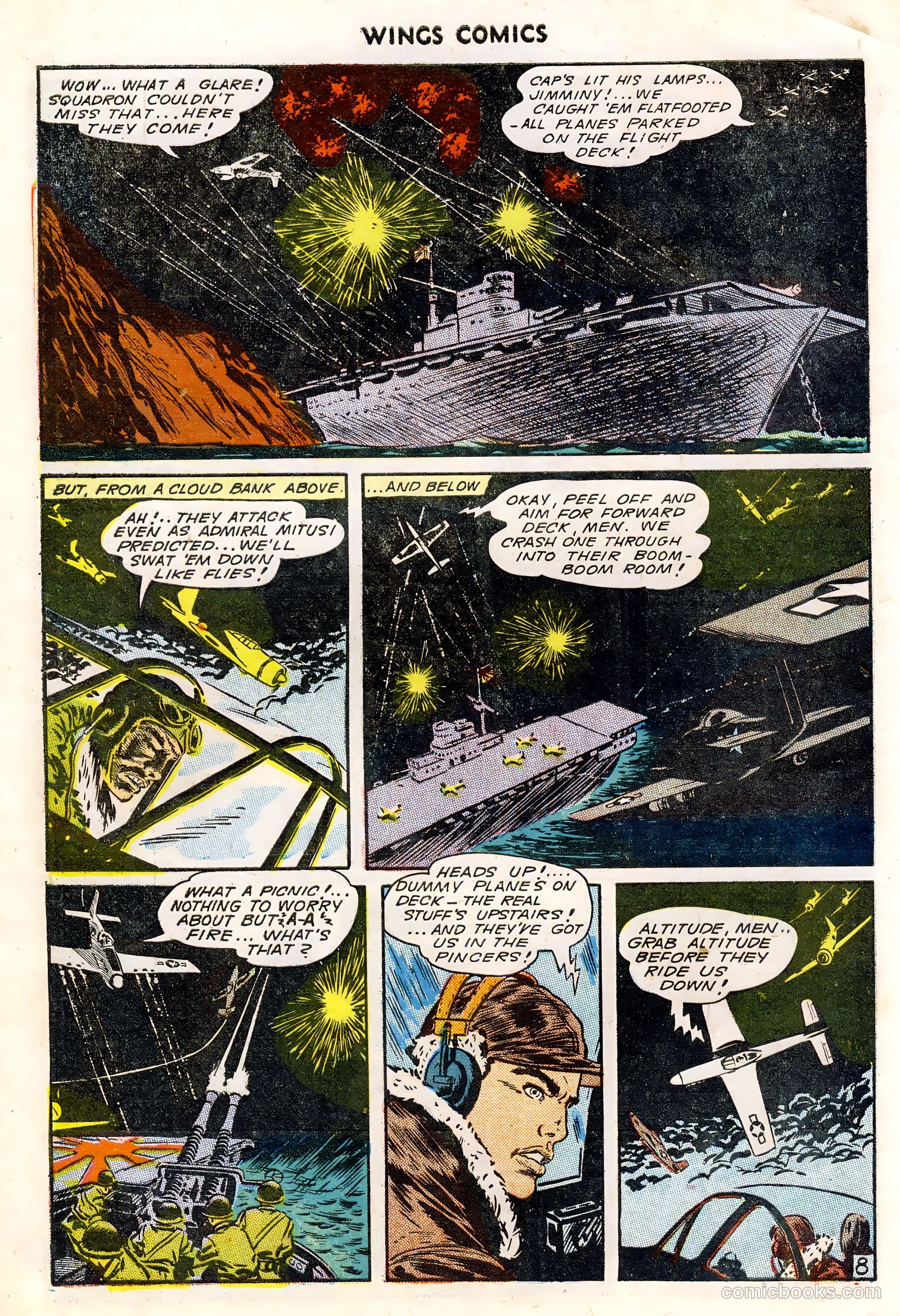 Wings Comics #49 (1944) — page 10 of 52
