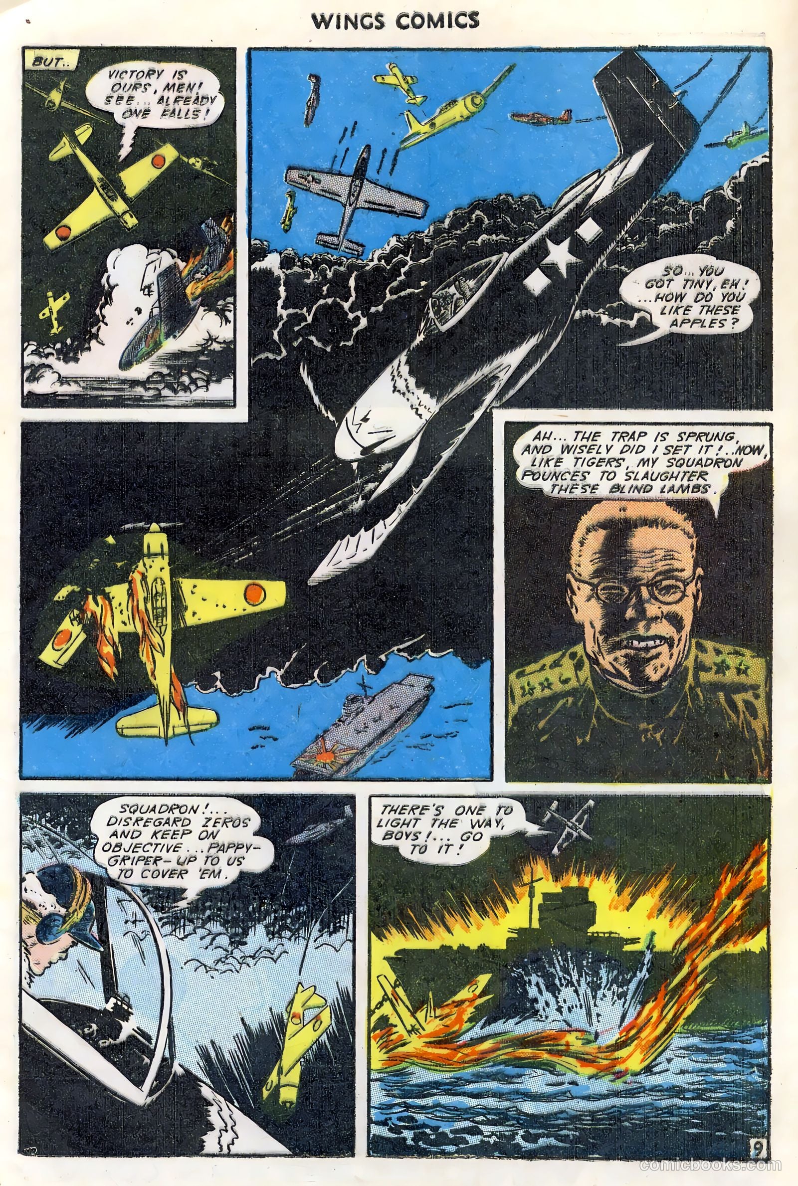 Wings Comics #49 (1944) — page 11 of 52