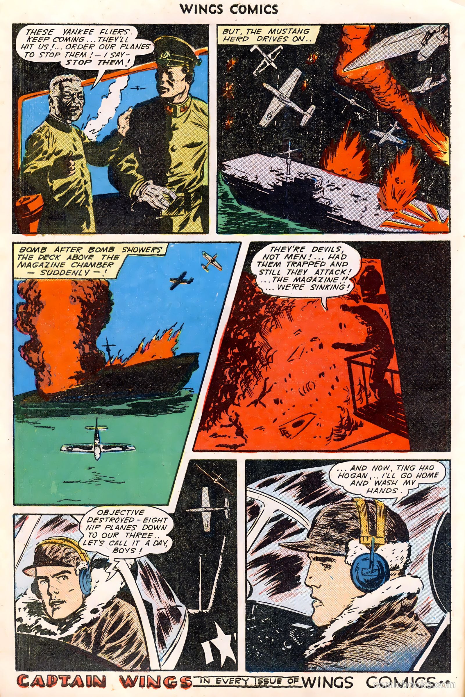 Wings Comics #49 (1944) — page 12 of 52