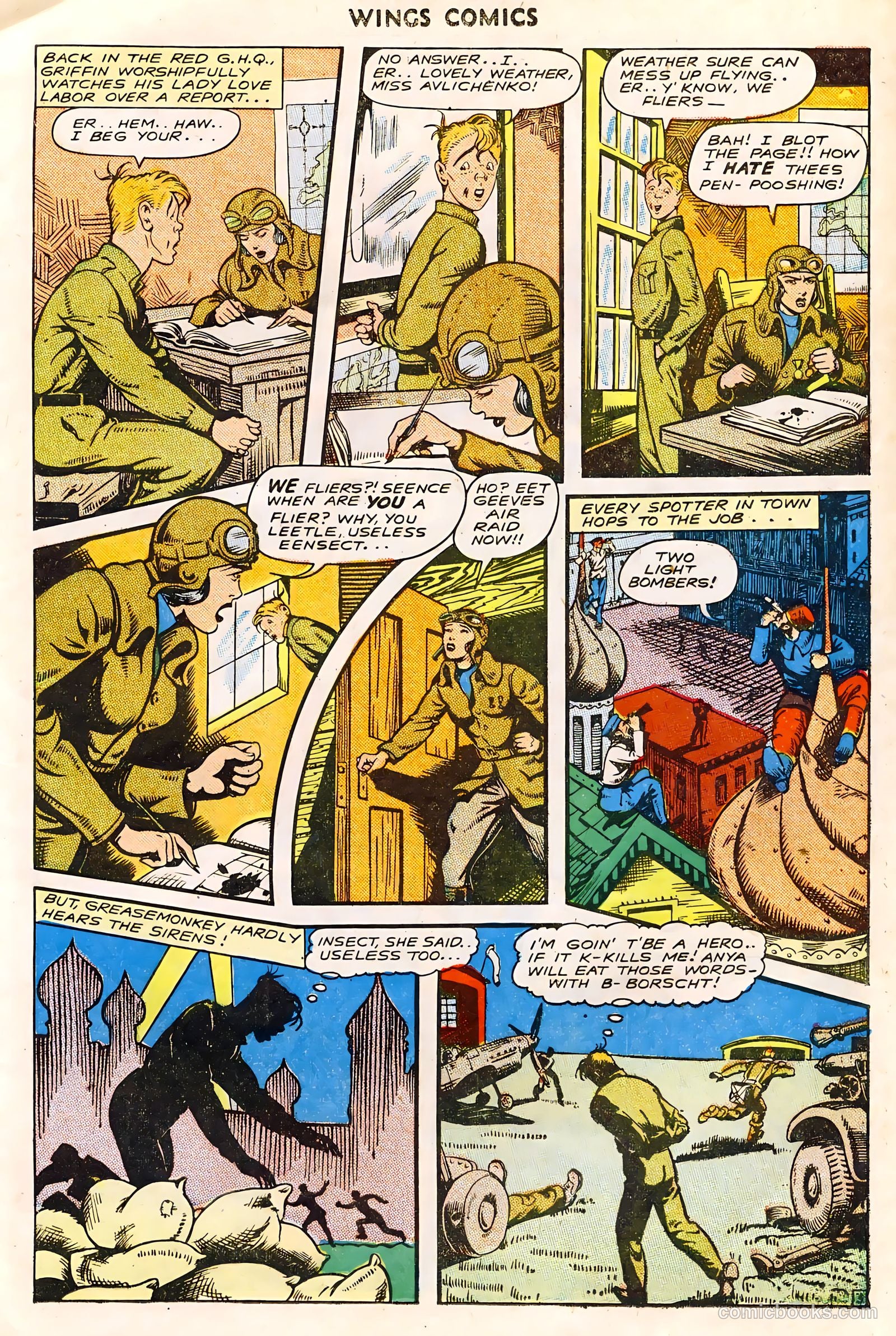Wings Comics #49 (1944) — page 15 of 52