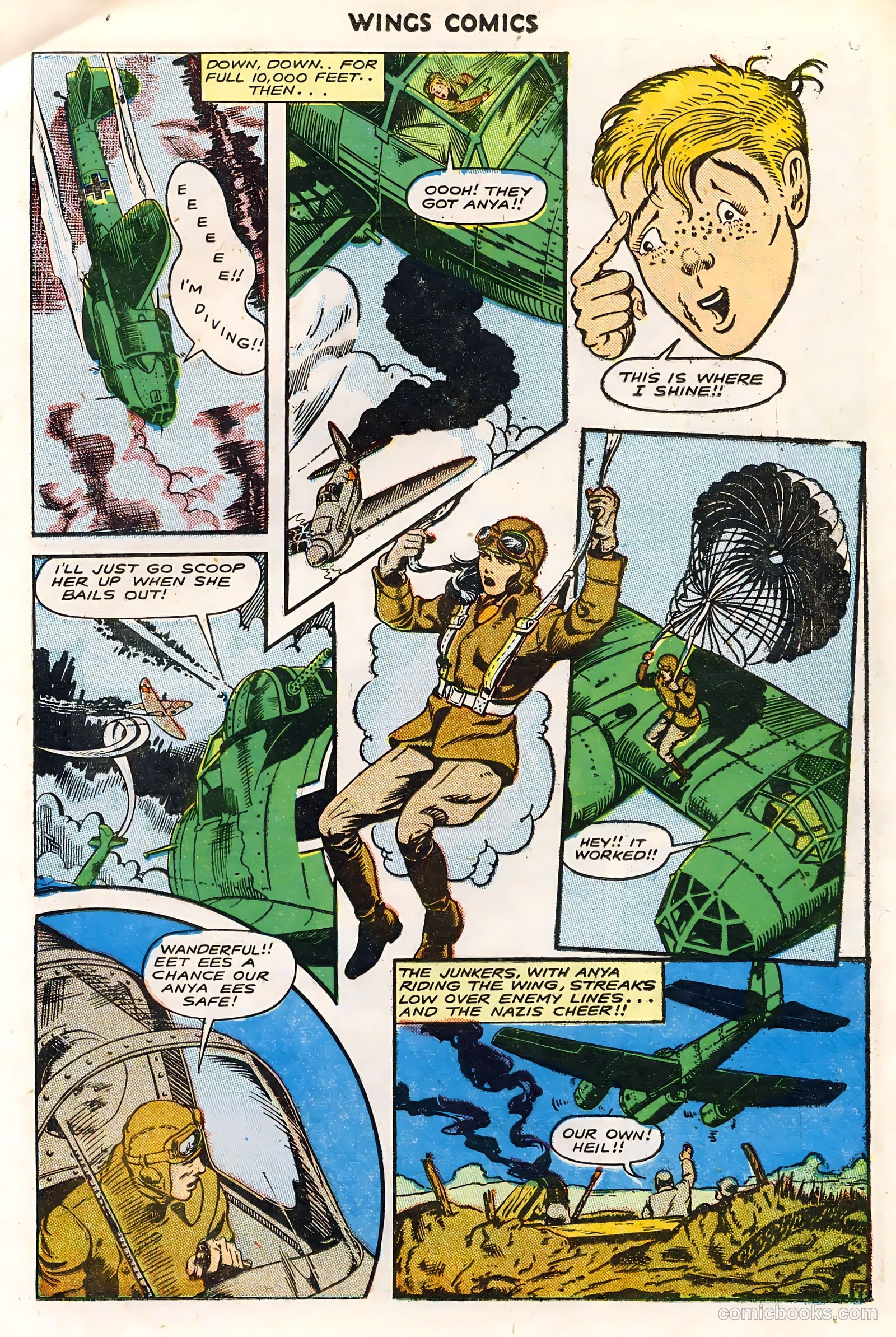 Wings Comics #49 (1944) — page 19 of 52