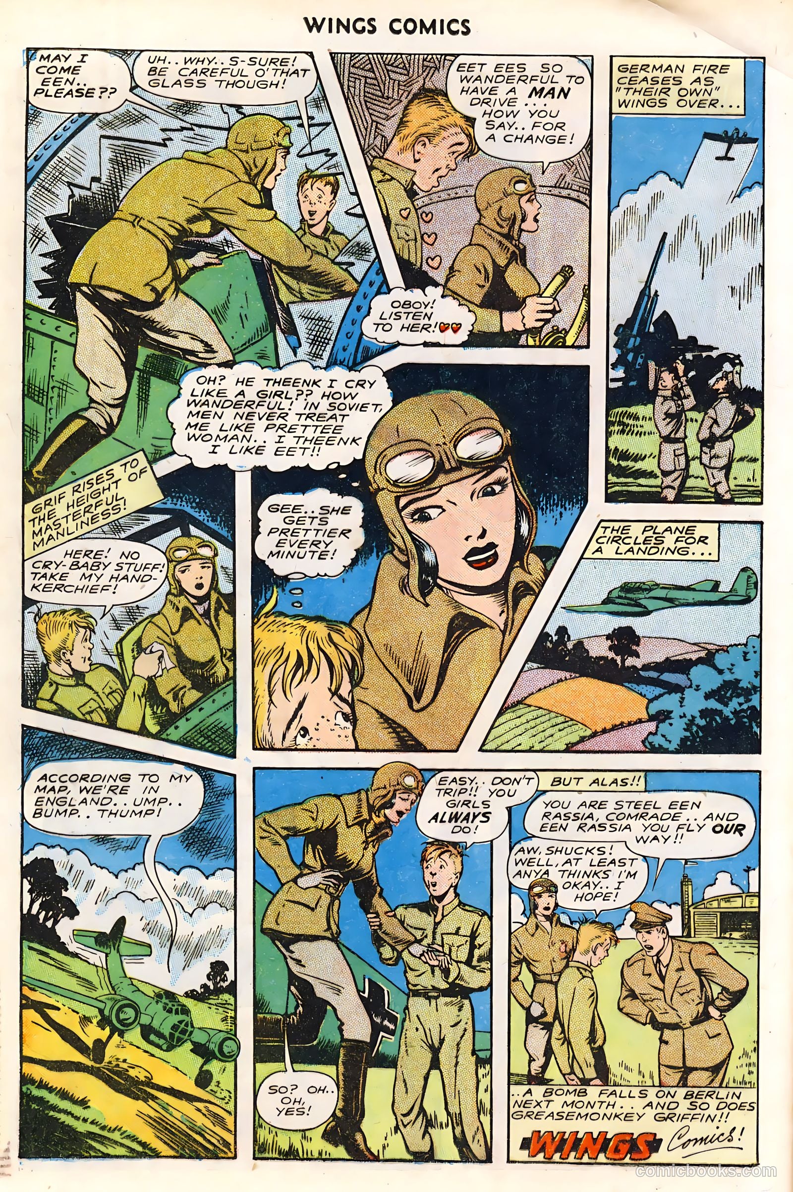 Wings Comics #49 (1944) — page 20 of 52