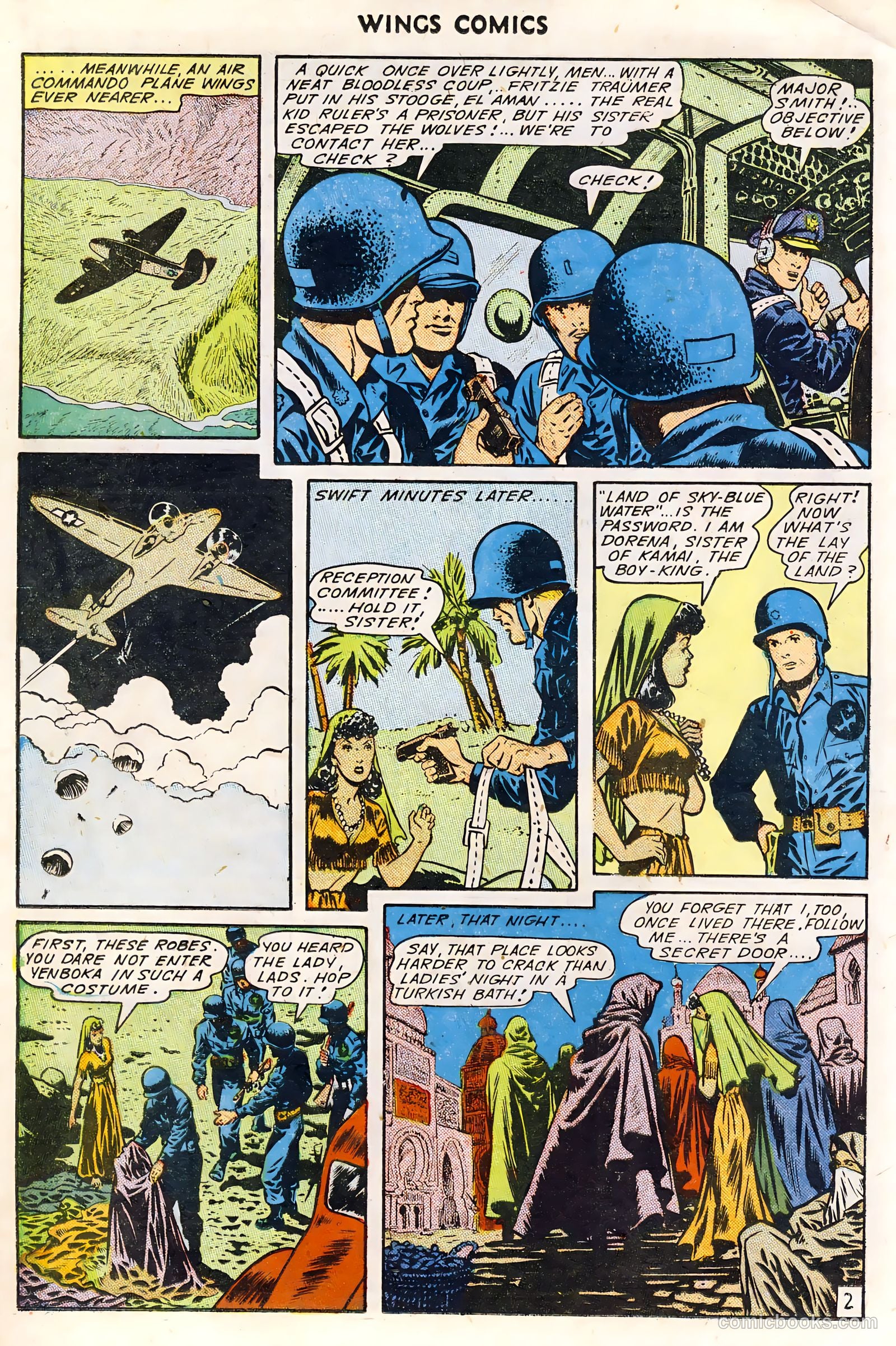 Wings Comics #49 (1944) — page 22 of 52