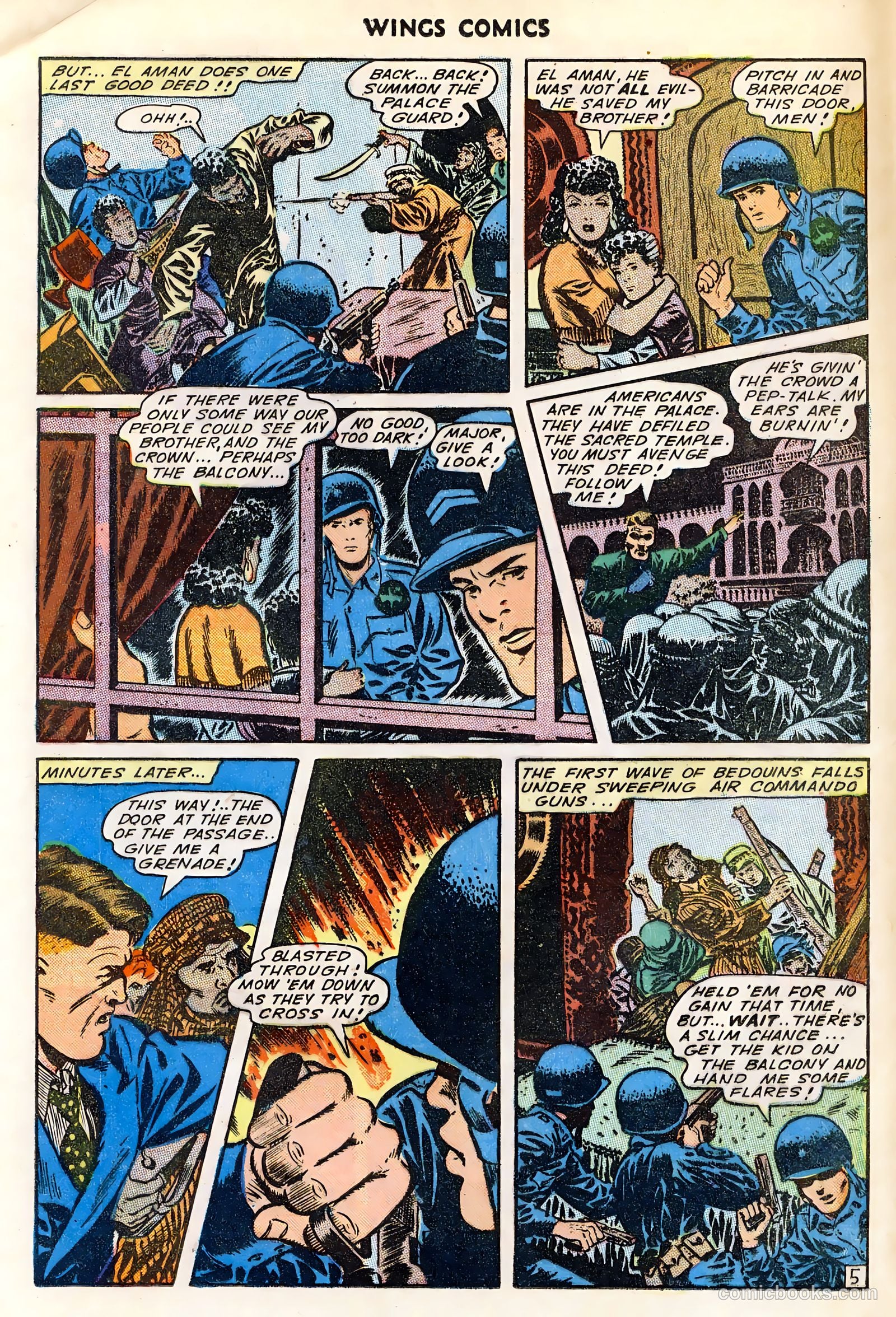 Wings Comics #49 (1944) — page 25 of 52