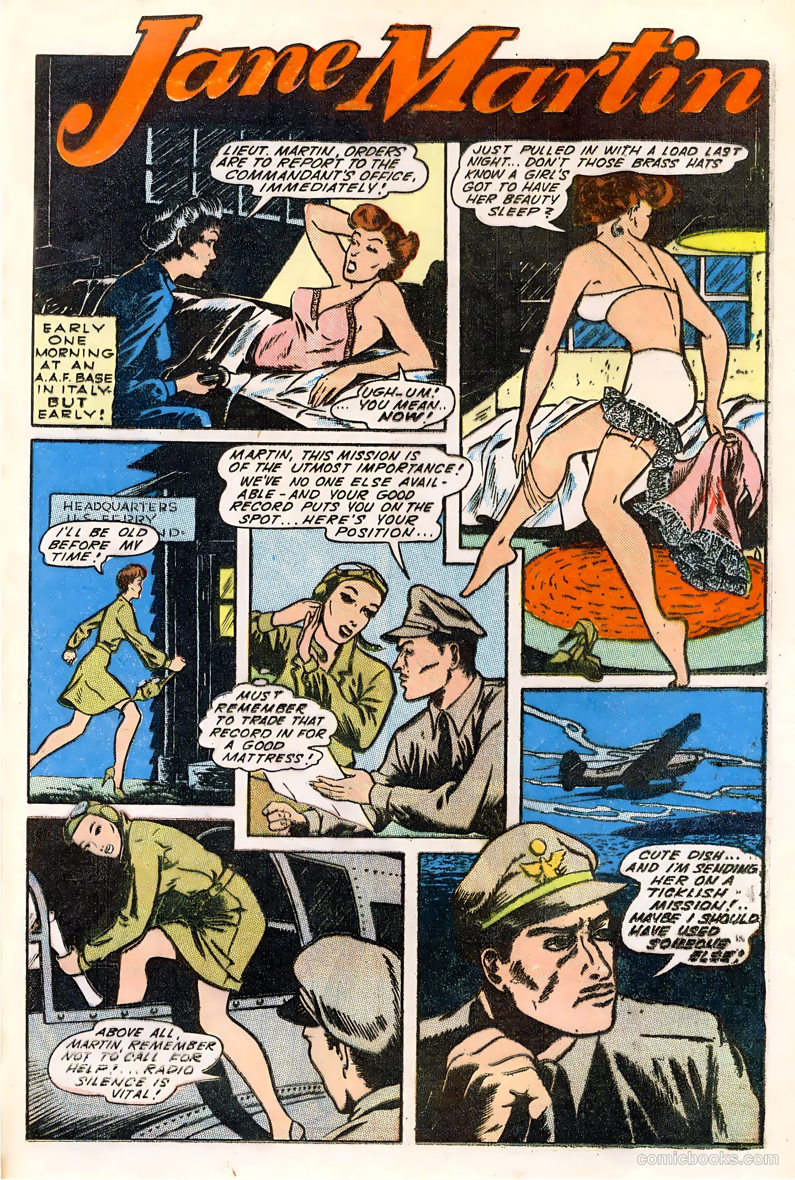 Wings Comics #49 (1944) — page 35 of 52
