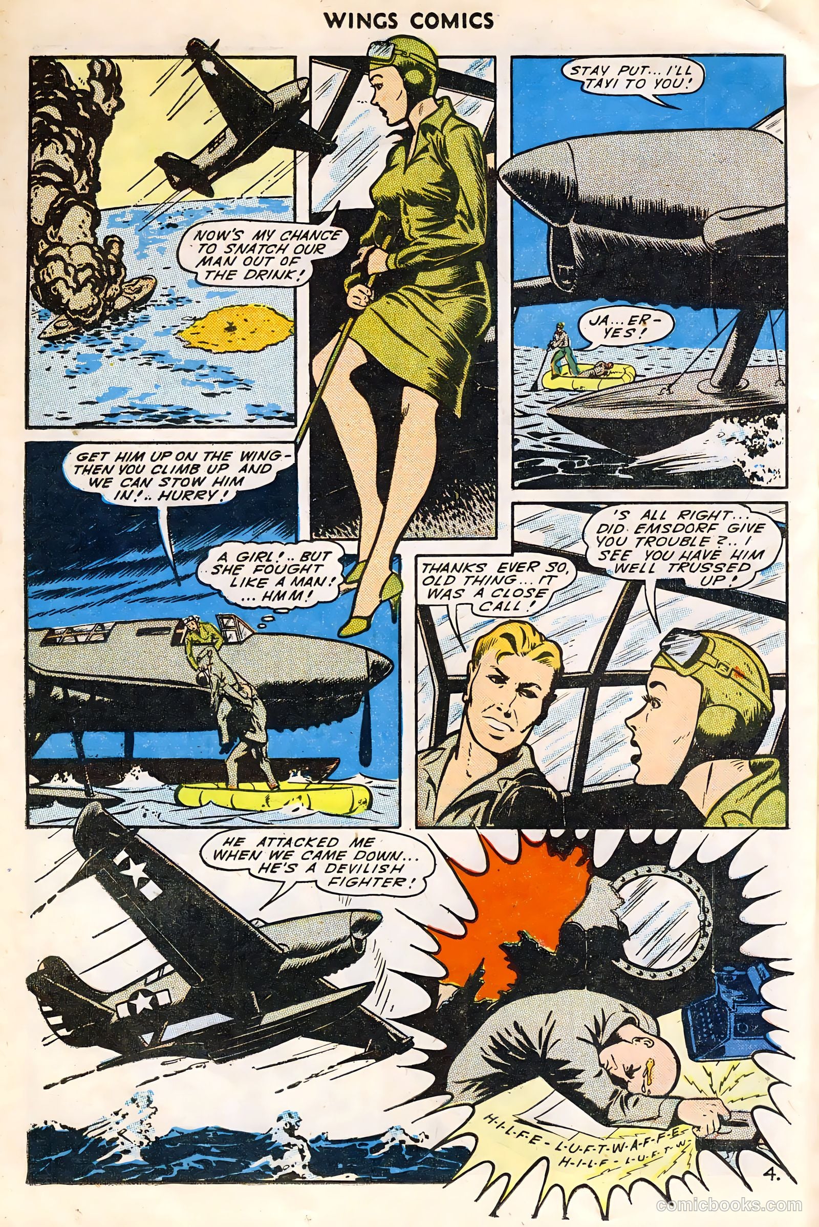 Wings Comics #49 (1944) — page 38 of 52