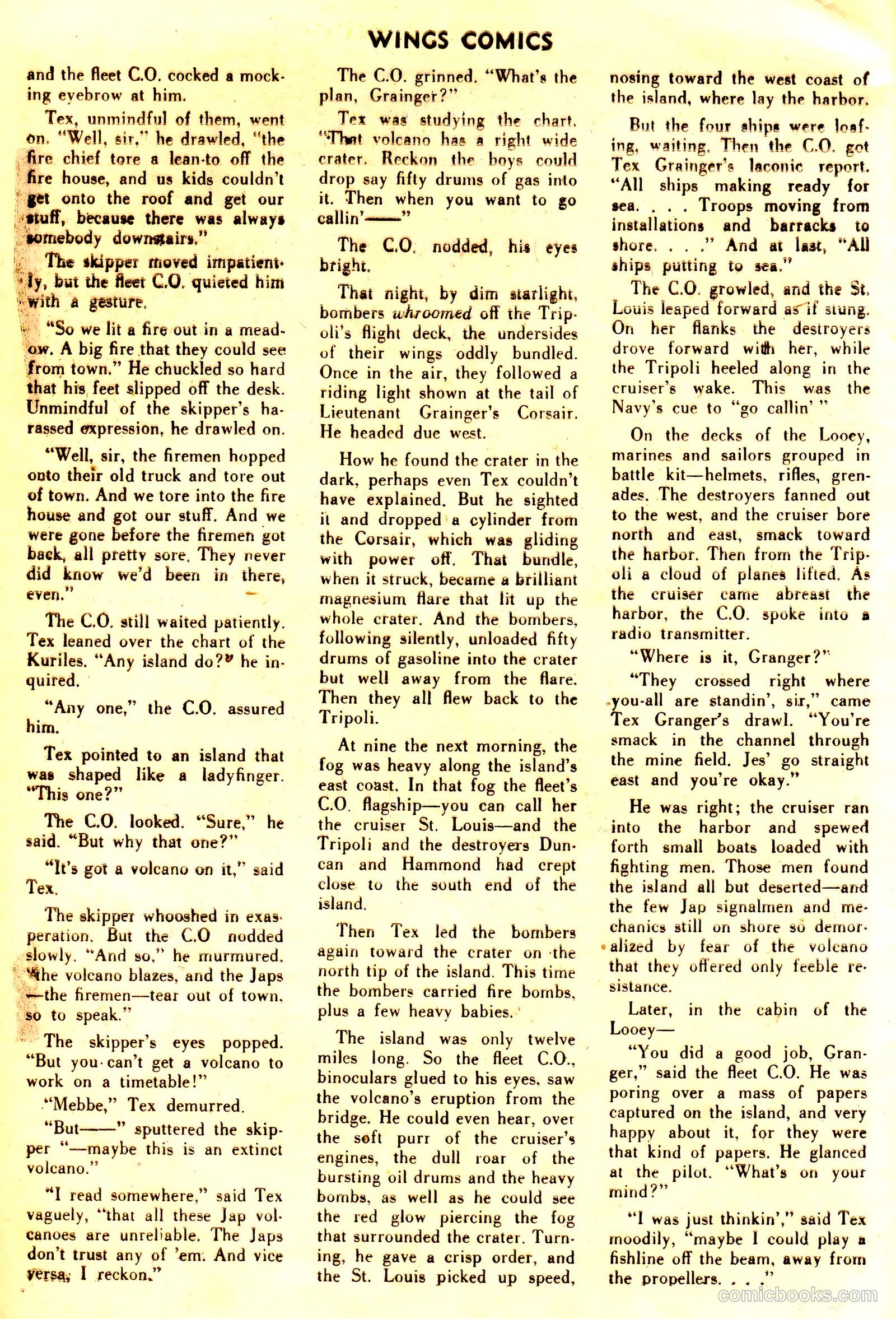 Wings Comics #49 (1944) — page 42 of 52