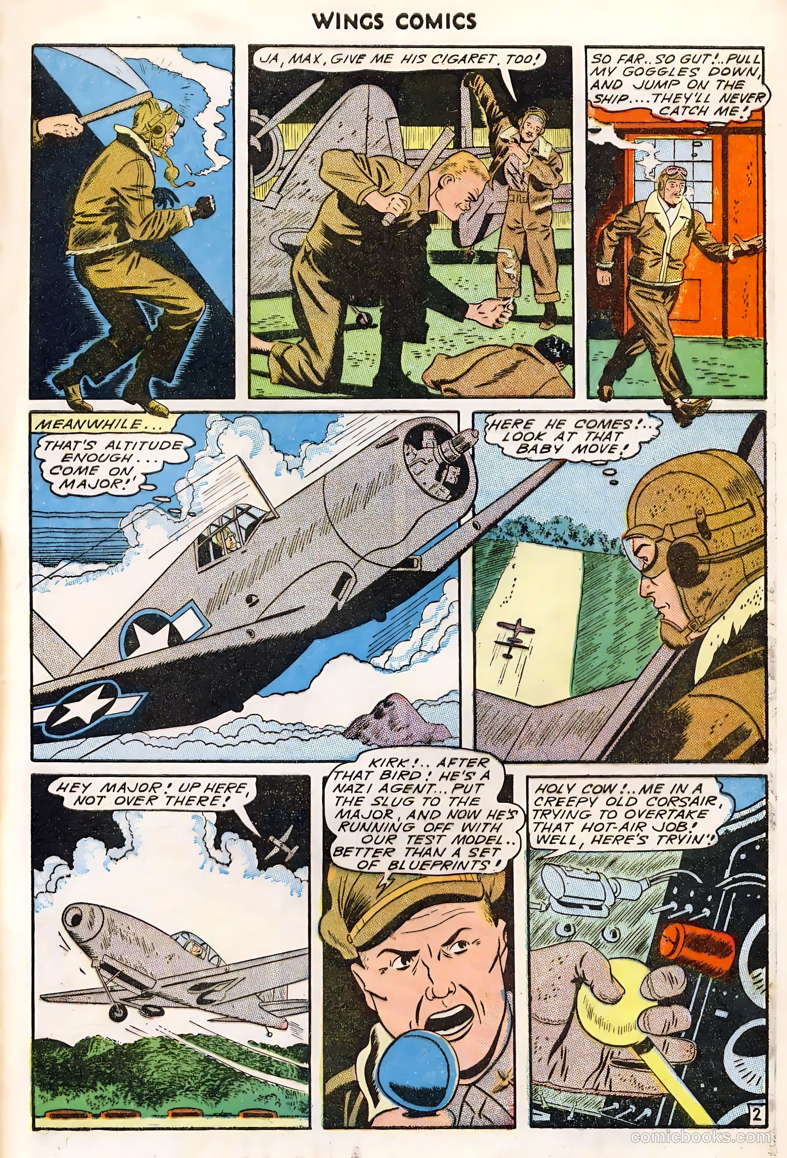 Wings Comics #49 (1944) — page 45 of 52