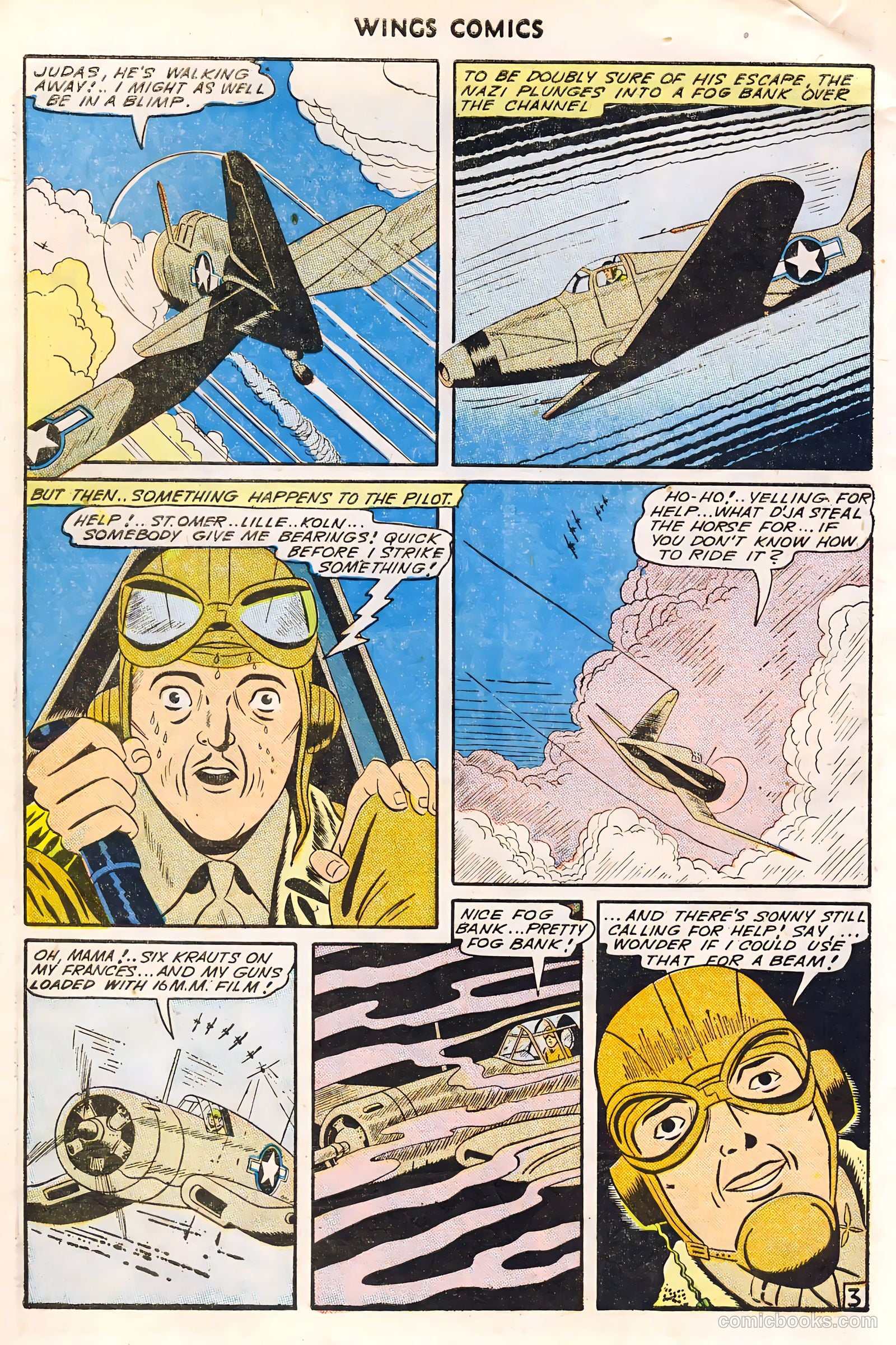 Wings Comics #49 (1944) — page 46 of 52