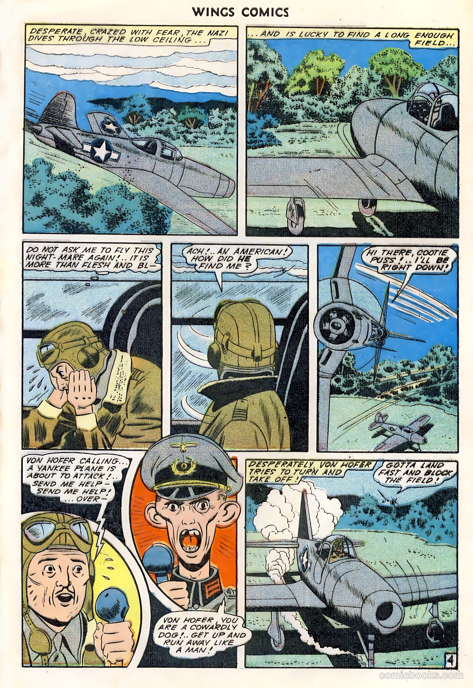 Wings Comics #49 (1944) — page 47 of 52