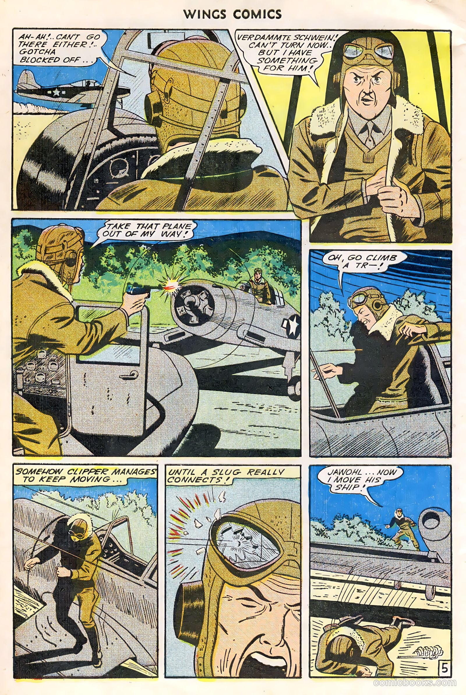 Wings Comics #49 (1944) — page 48 of 52