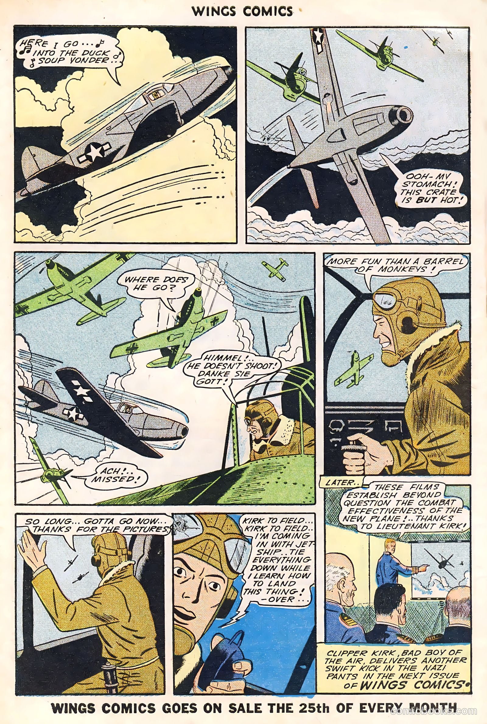 Wings Comics #49 (1944) — page 50 of 52