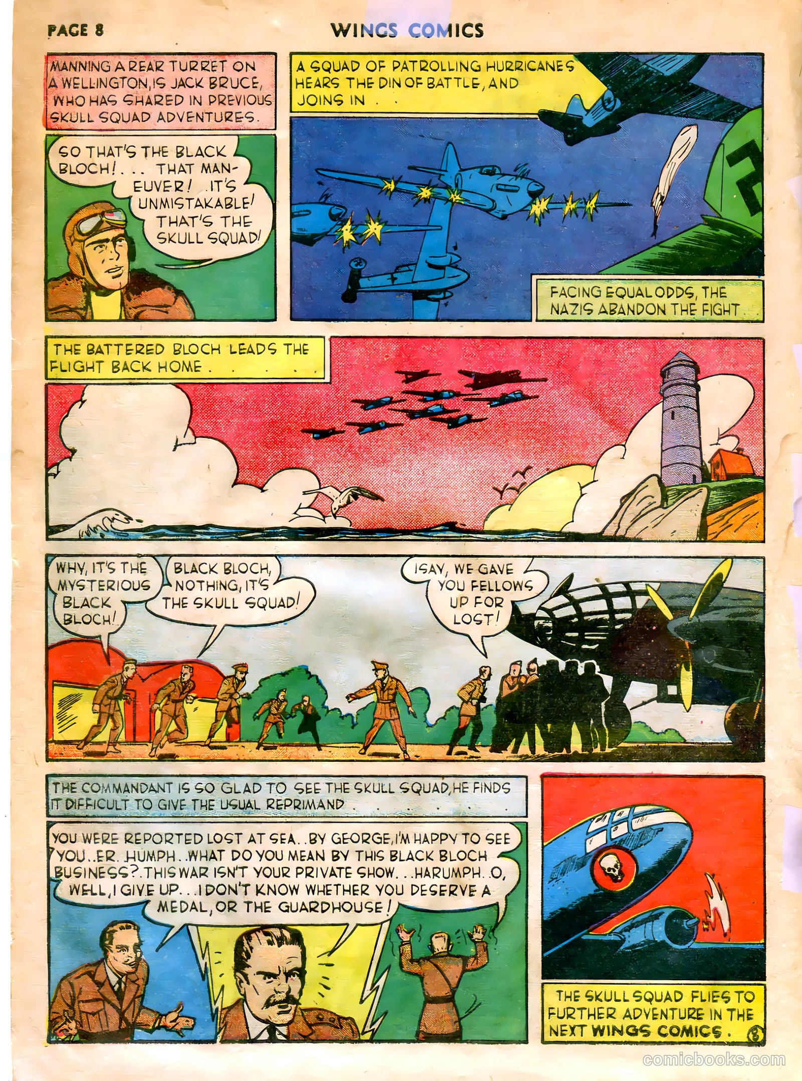 Wings Comics #5 (1941) — page 10 of 68