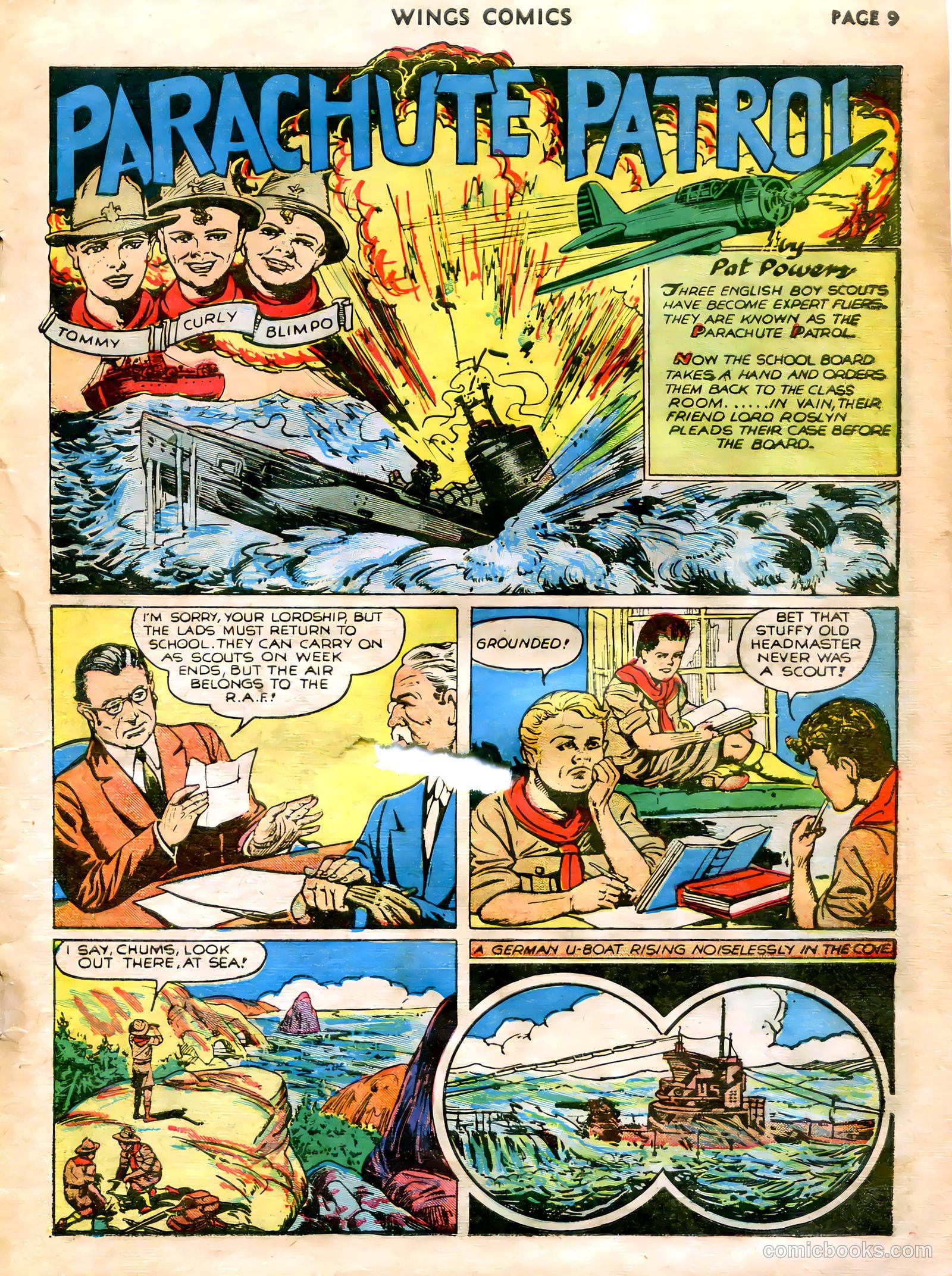 Wings Comics #5 (1941) — page 11 of 68