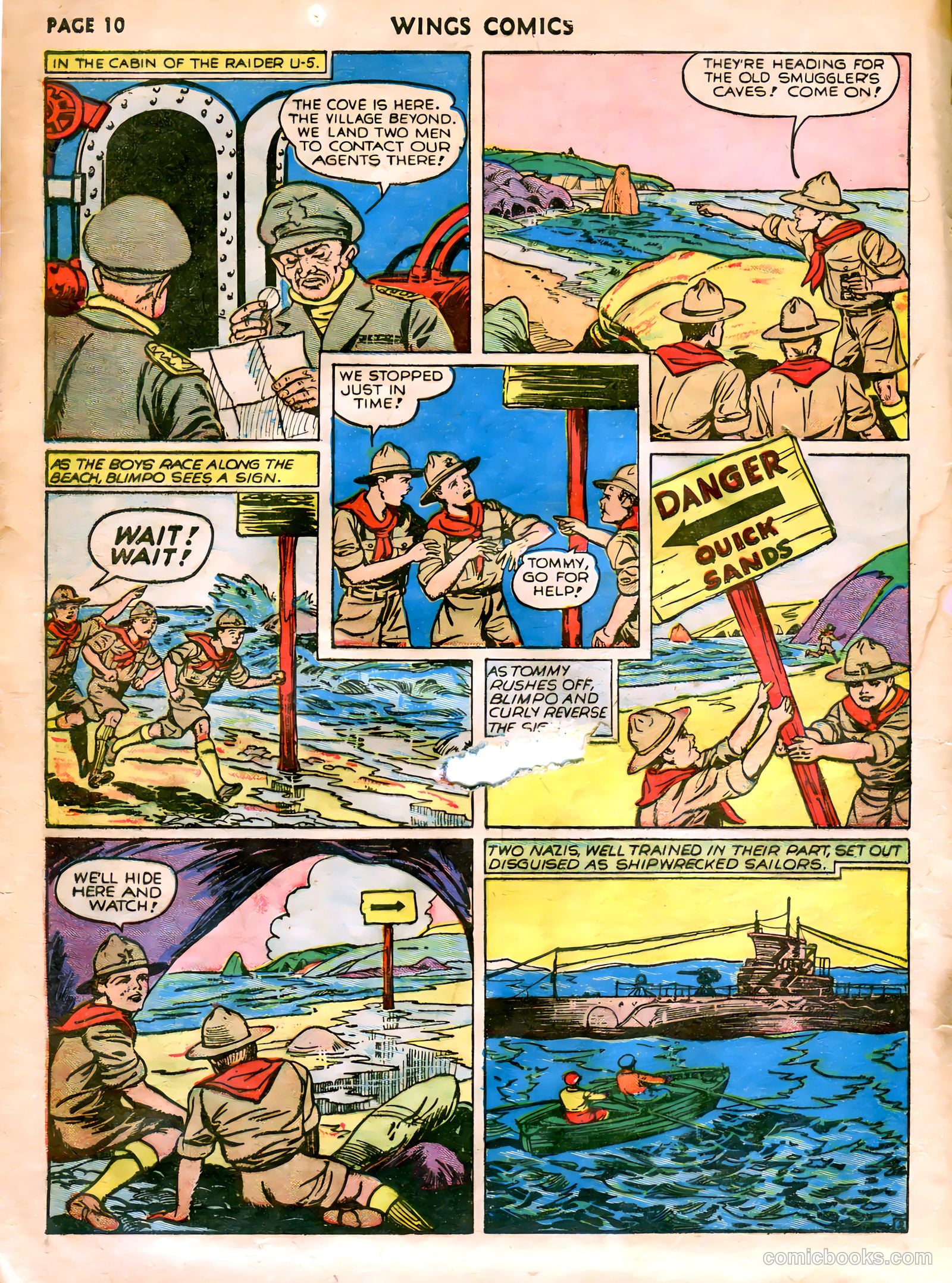 Wings Comics #5 (1941) — page 12 of 68