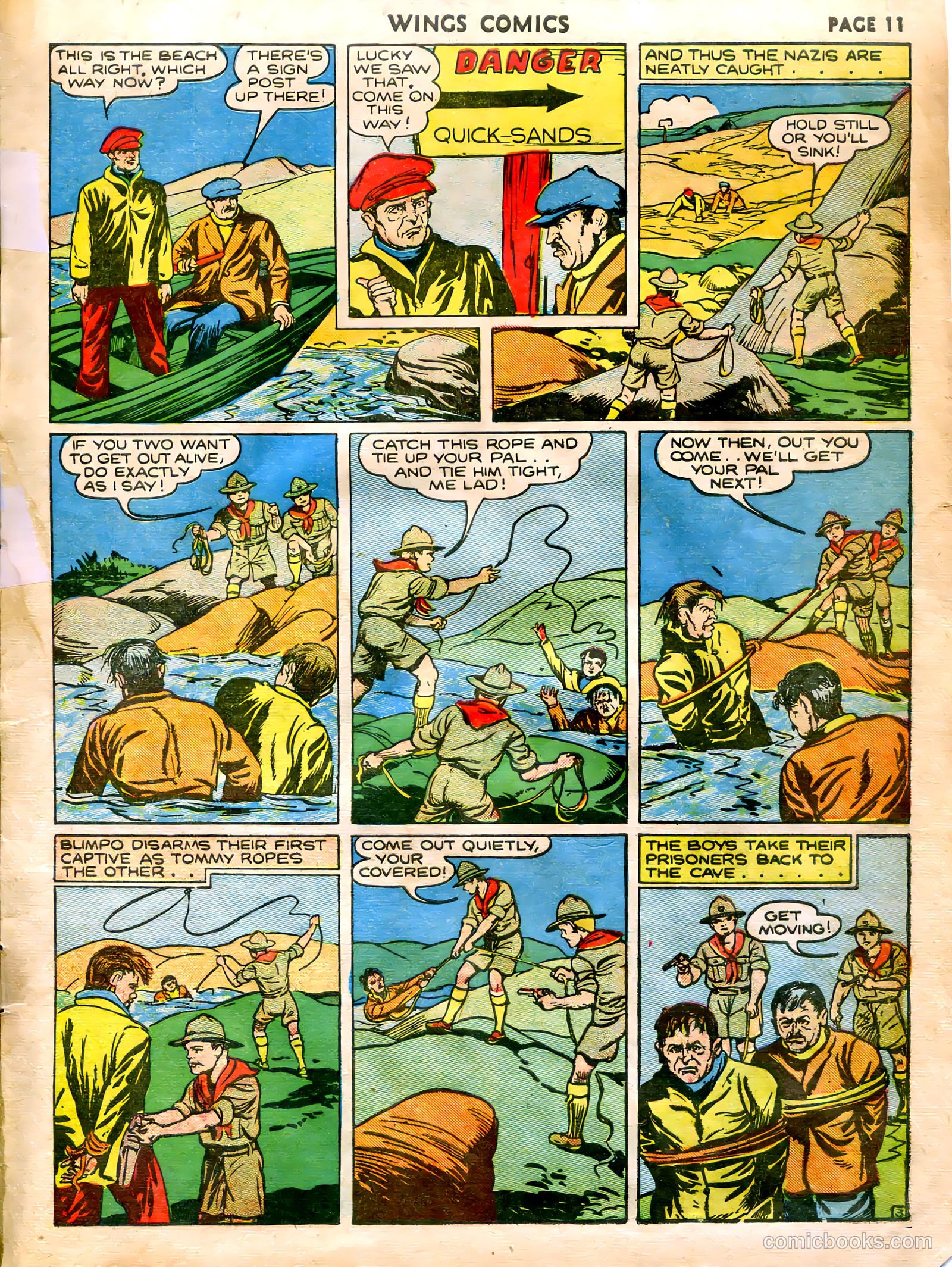 Wings Comics #5 (1941) — page 13 of 68