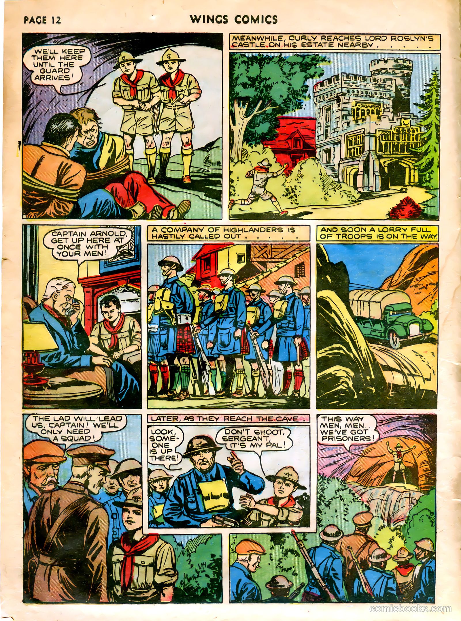 Wings Comics #5 (1941) — page 14 of 68