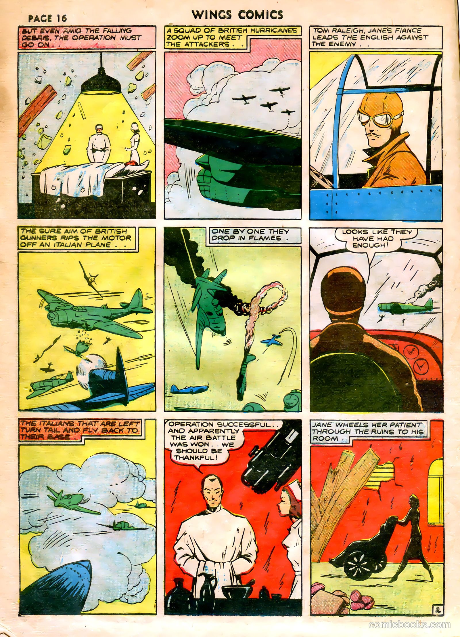 Wings Comics #5 (1941) — page 18 of 68