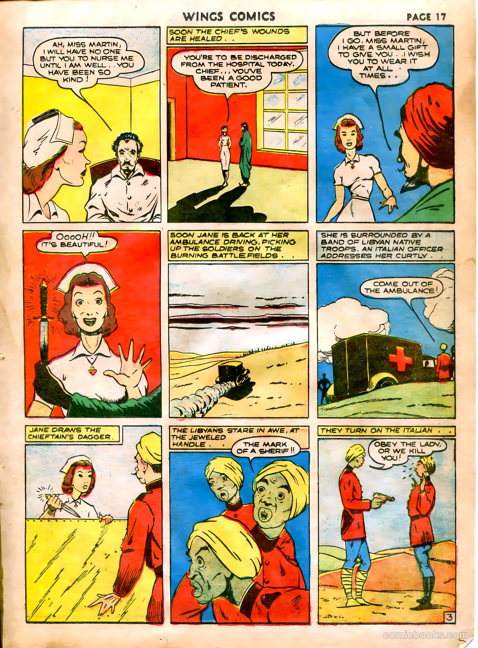 Wings Comics #5 (1941) — page 19 of 68