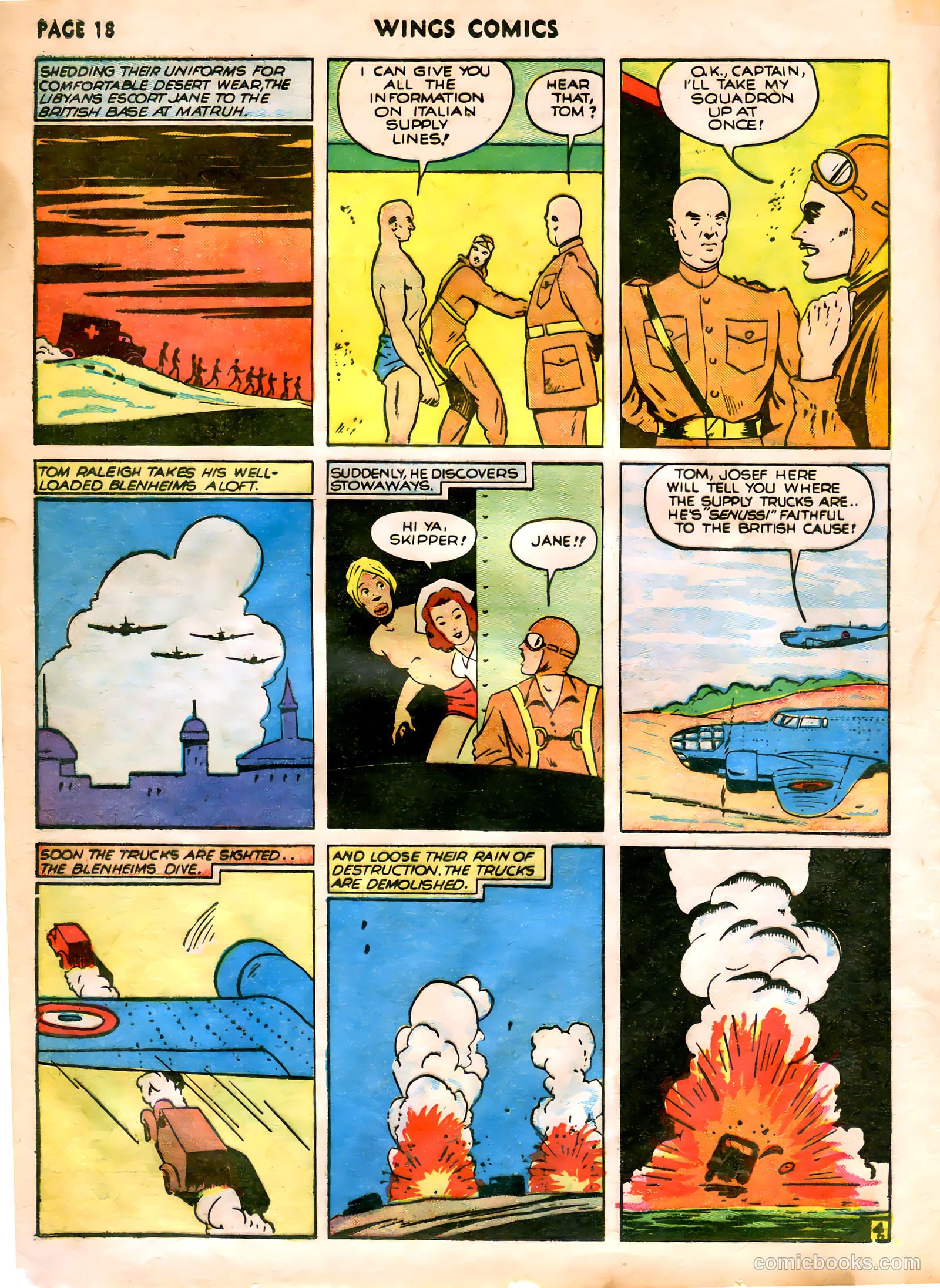 Wings Comics #5 (1941) — page 20 of 68
