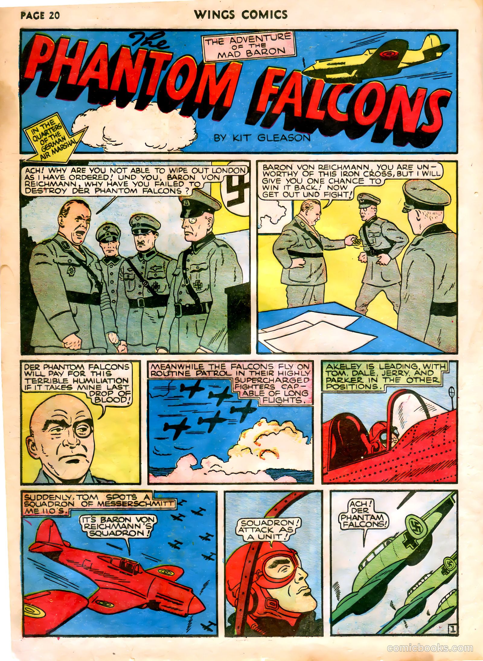 Wings Comics #5 (1941) — page 22 of 68