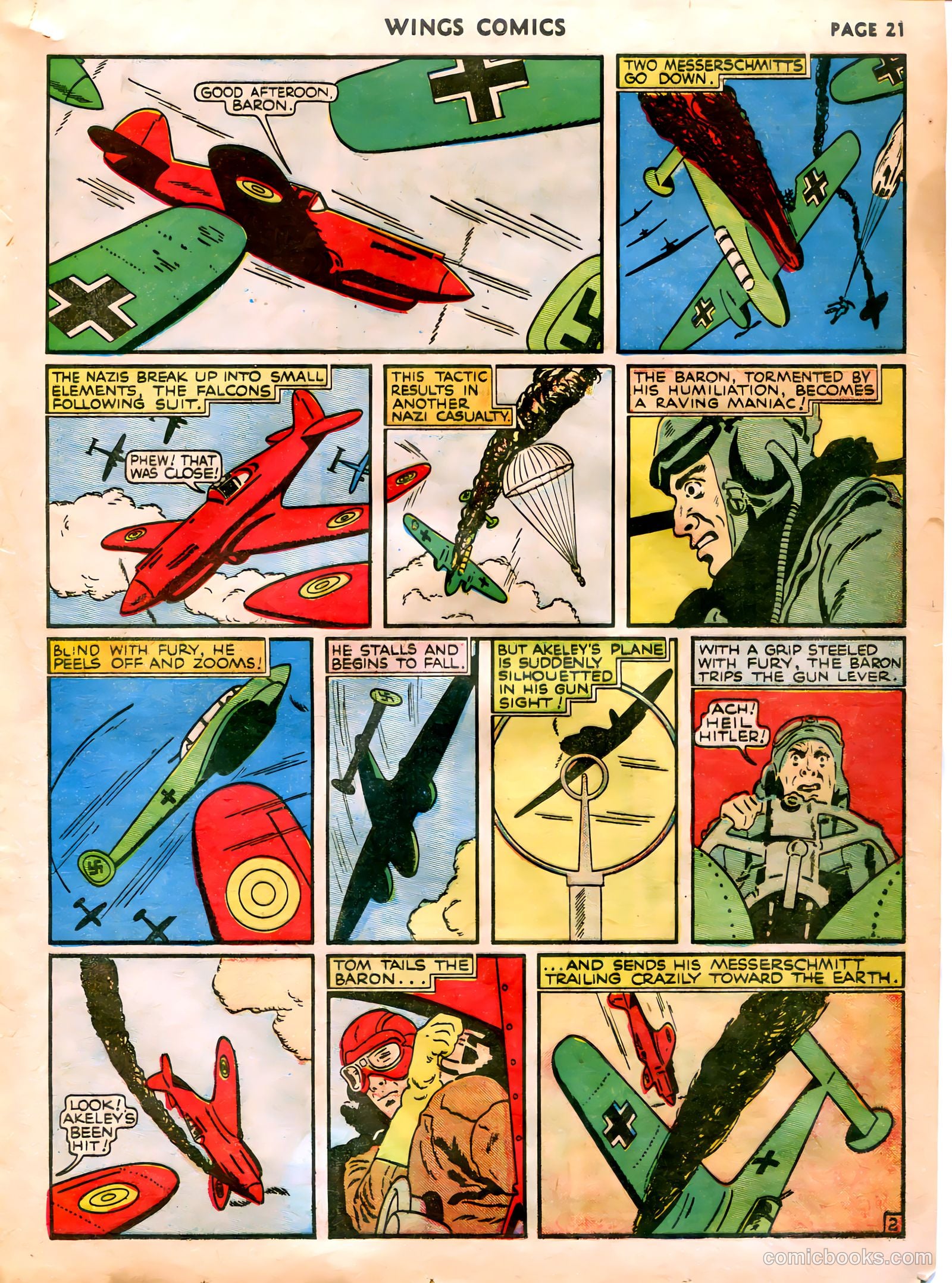 Wings Comics #5 (1941) — page 23 of 68