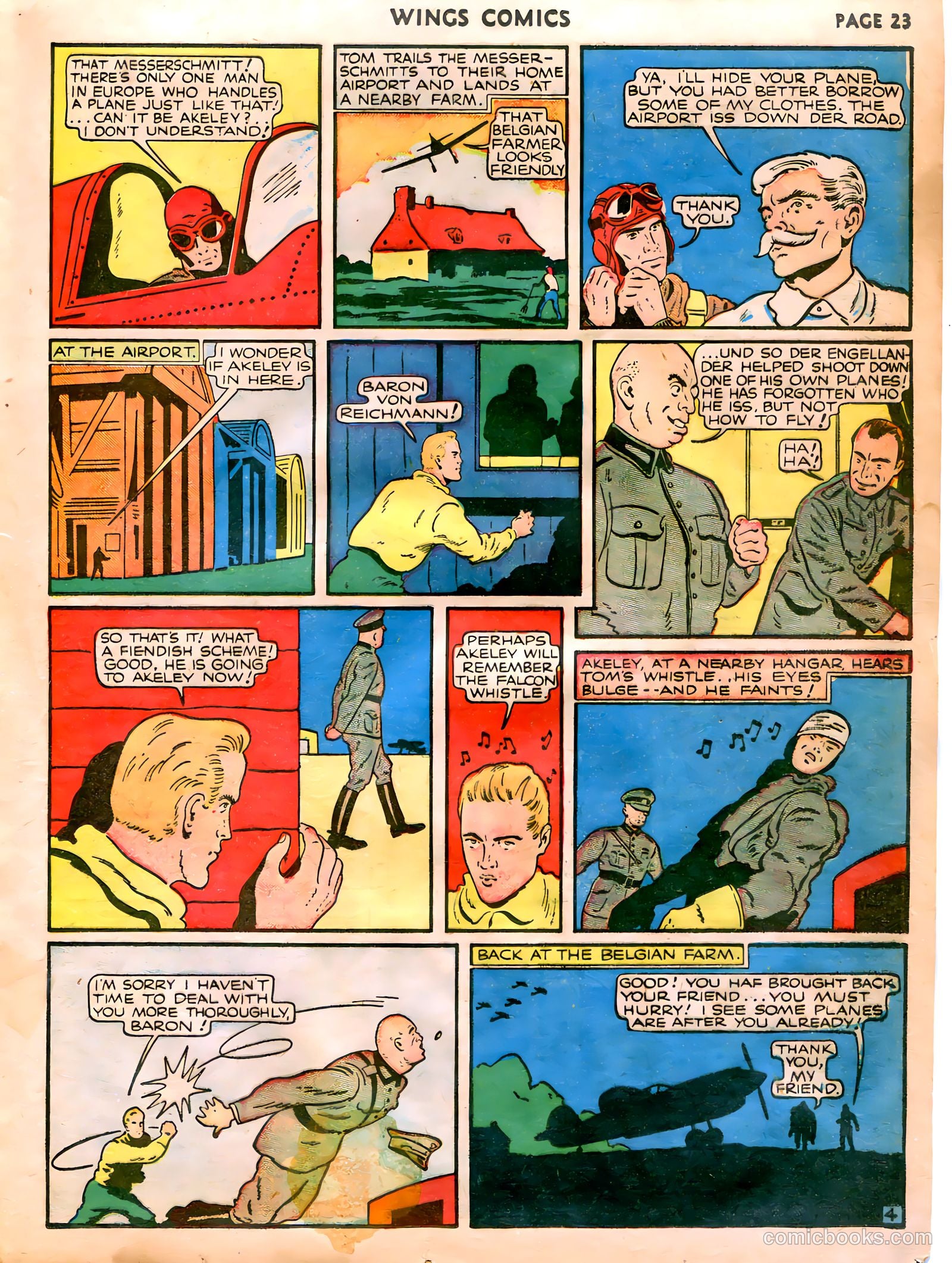 Wings Comics #5 (1941) — page 25 of 68