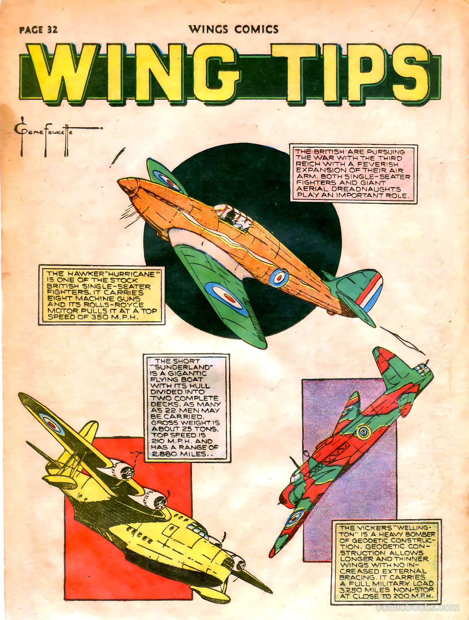 Wings Comics #5 (1941) — page 34 of 68