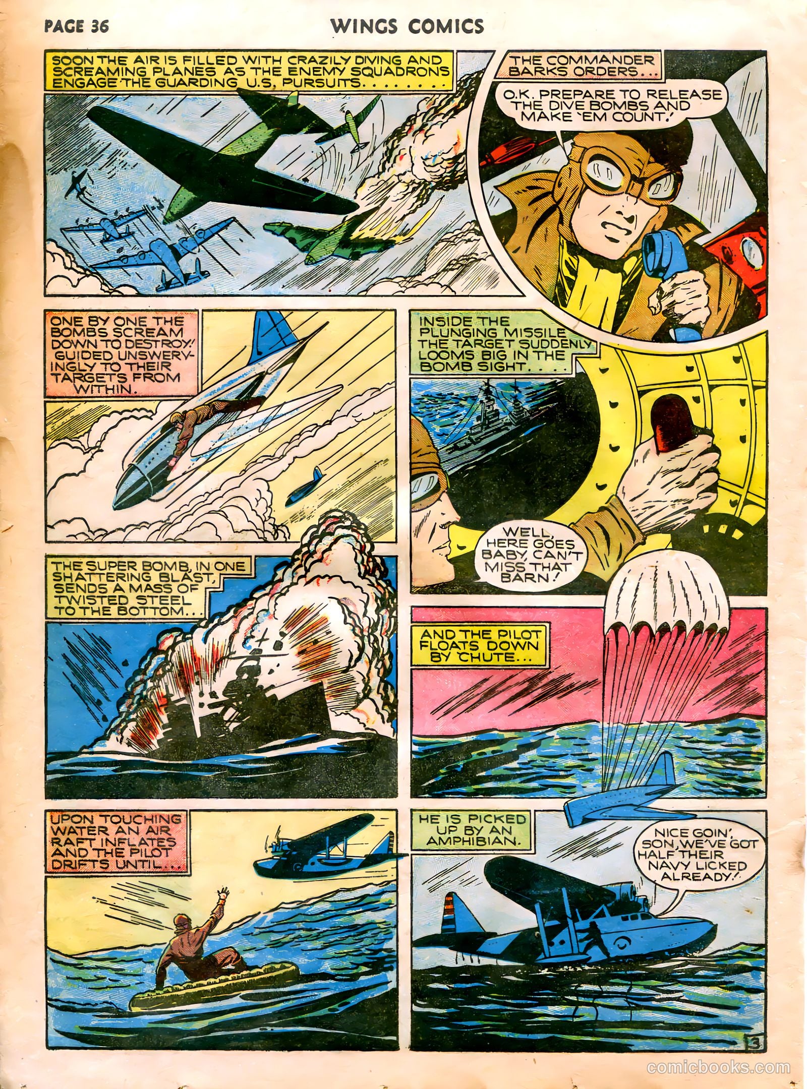 Wings Comics #5 (1941) — page 38 of 68