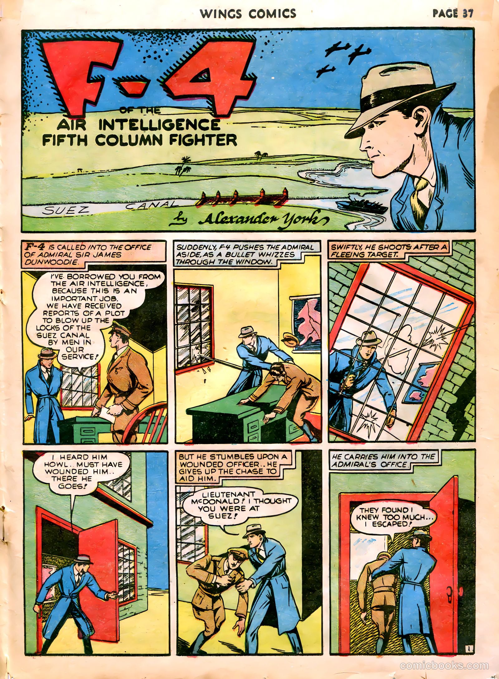 Wings Comics #5 (1941) — page 39 of 68