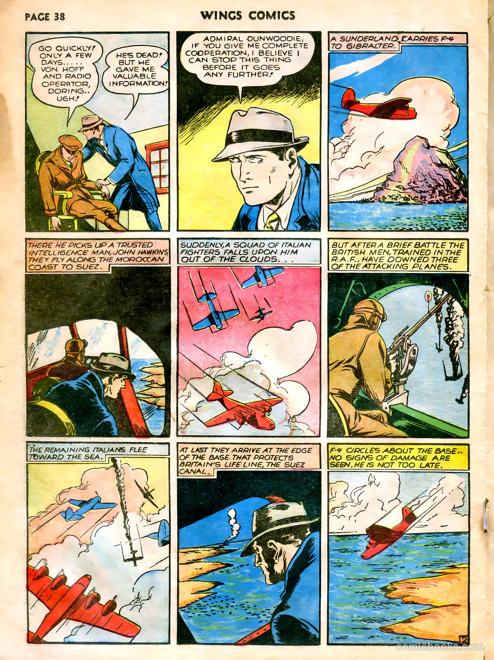Wings Comics #5 (1941) — page 40 of 68