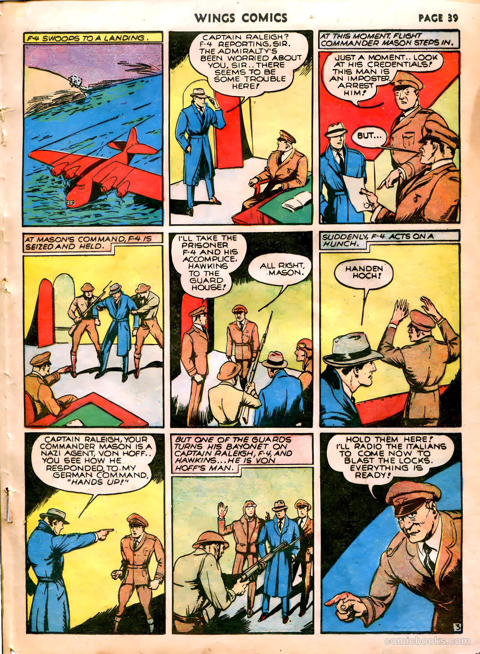 Wings Comics #5 (1941) — page 41 of 68