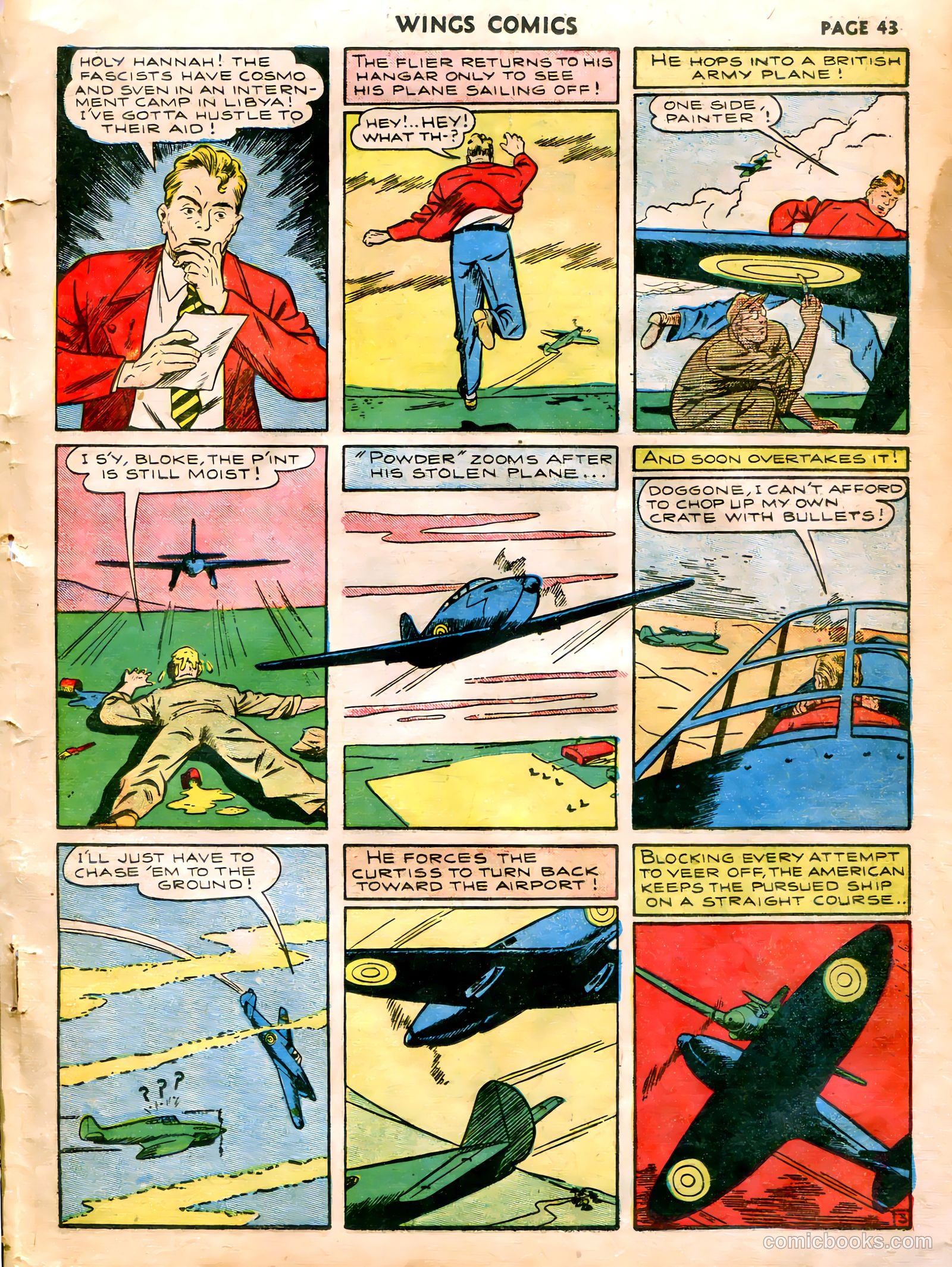 Wings Comics #5 (1941) — page 45 of 68