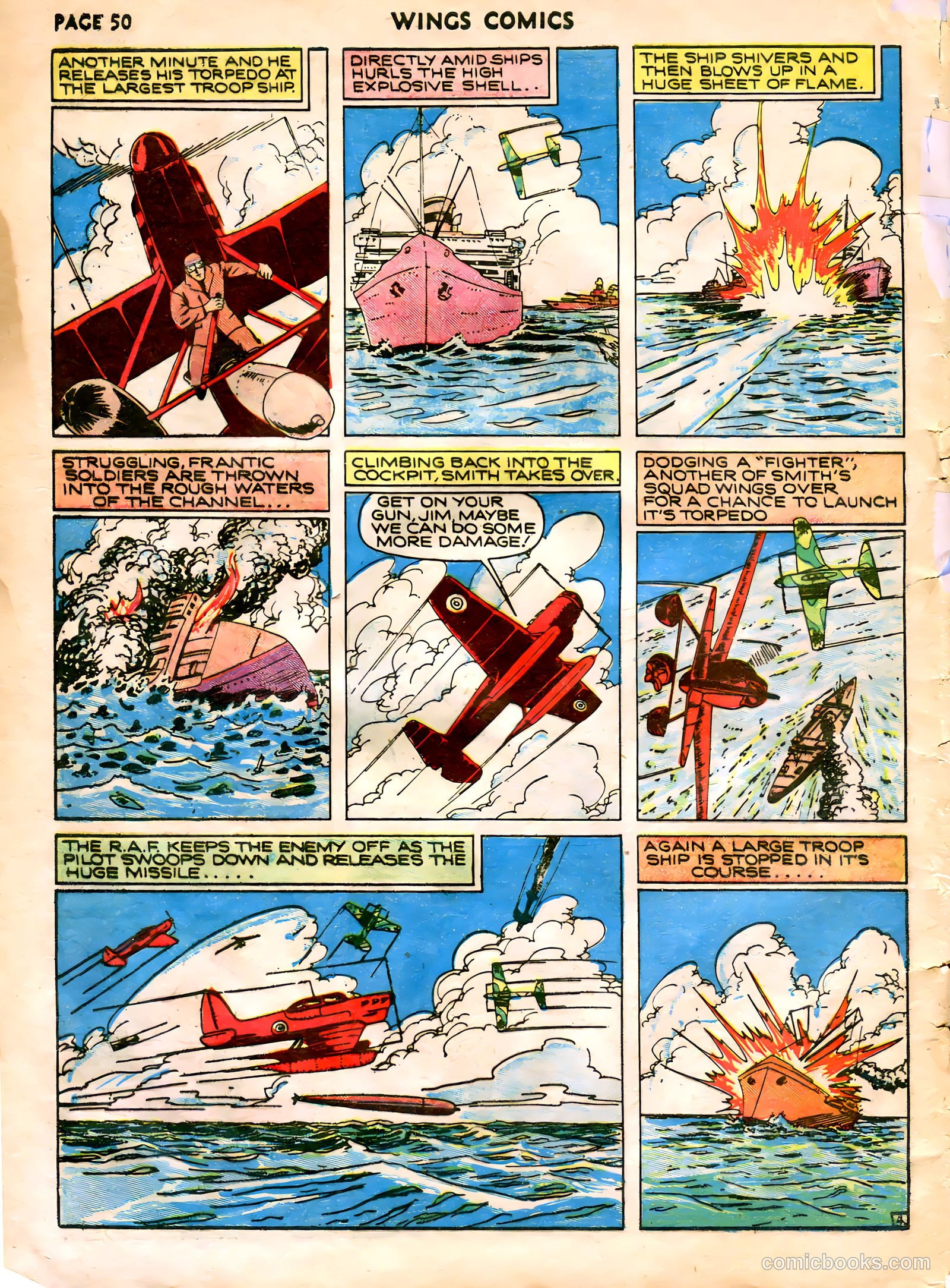 Wings Comics #5 (1941) — page 52 of 68