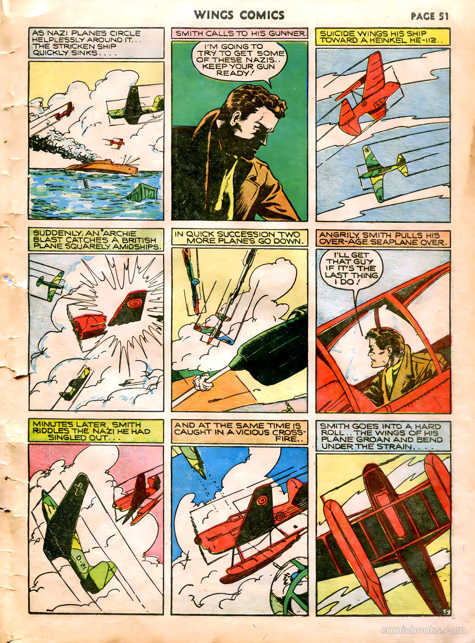 Wings Comics #5 (1941) — page 53 of 68