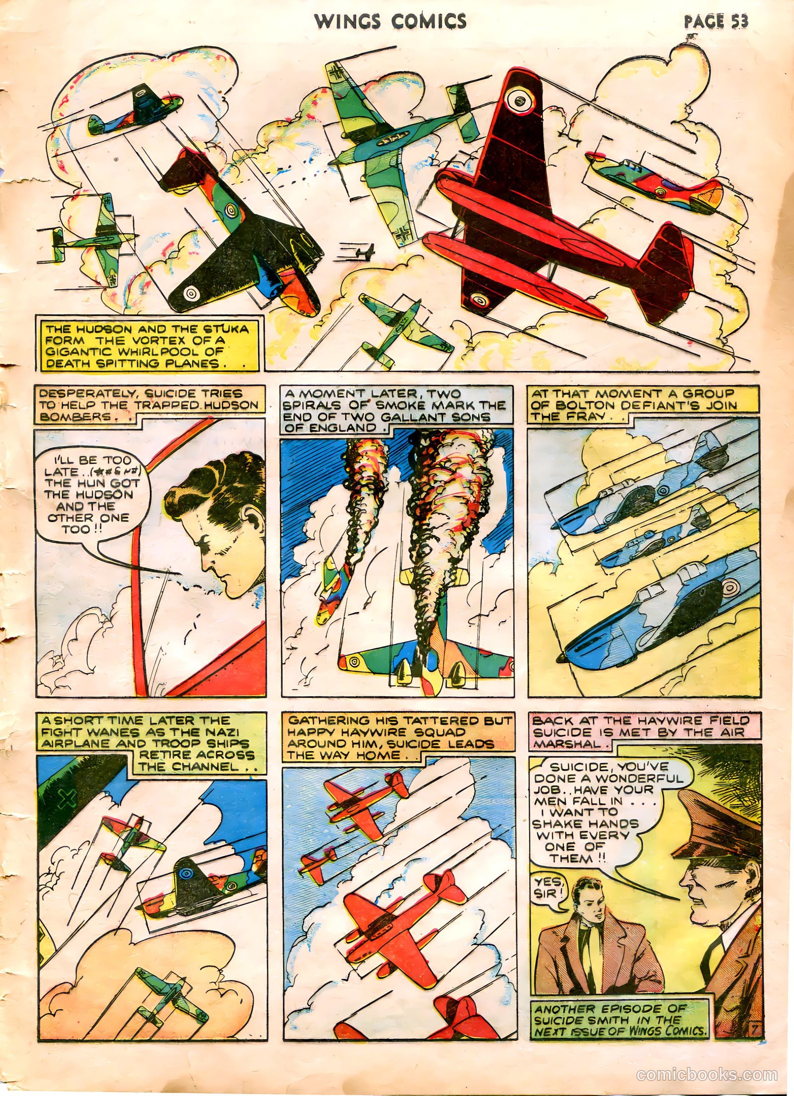 Wings Comics #5 (1941) — page 55 of 68