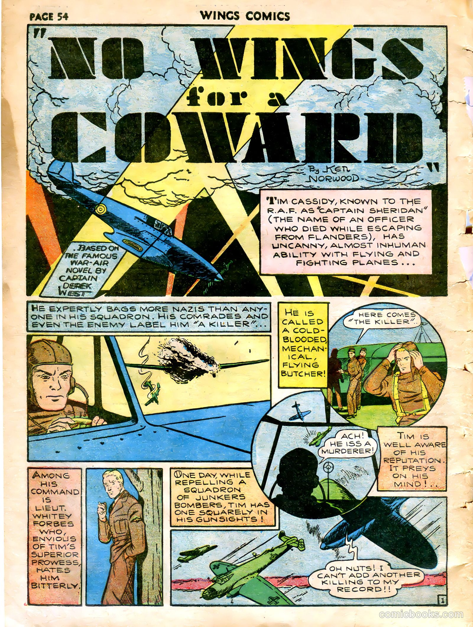 Wings Comics #5 (1941) — page 56 of 68