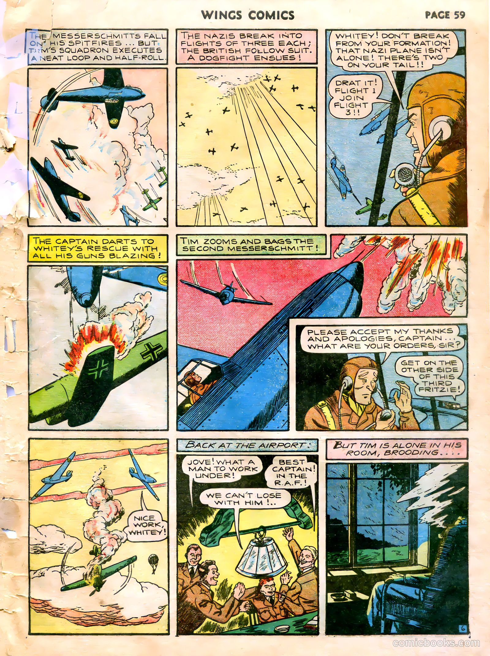 Wings Comics #5 (1941) — page 61 of 68