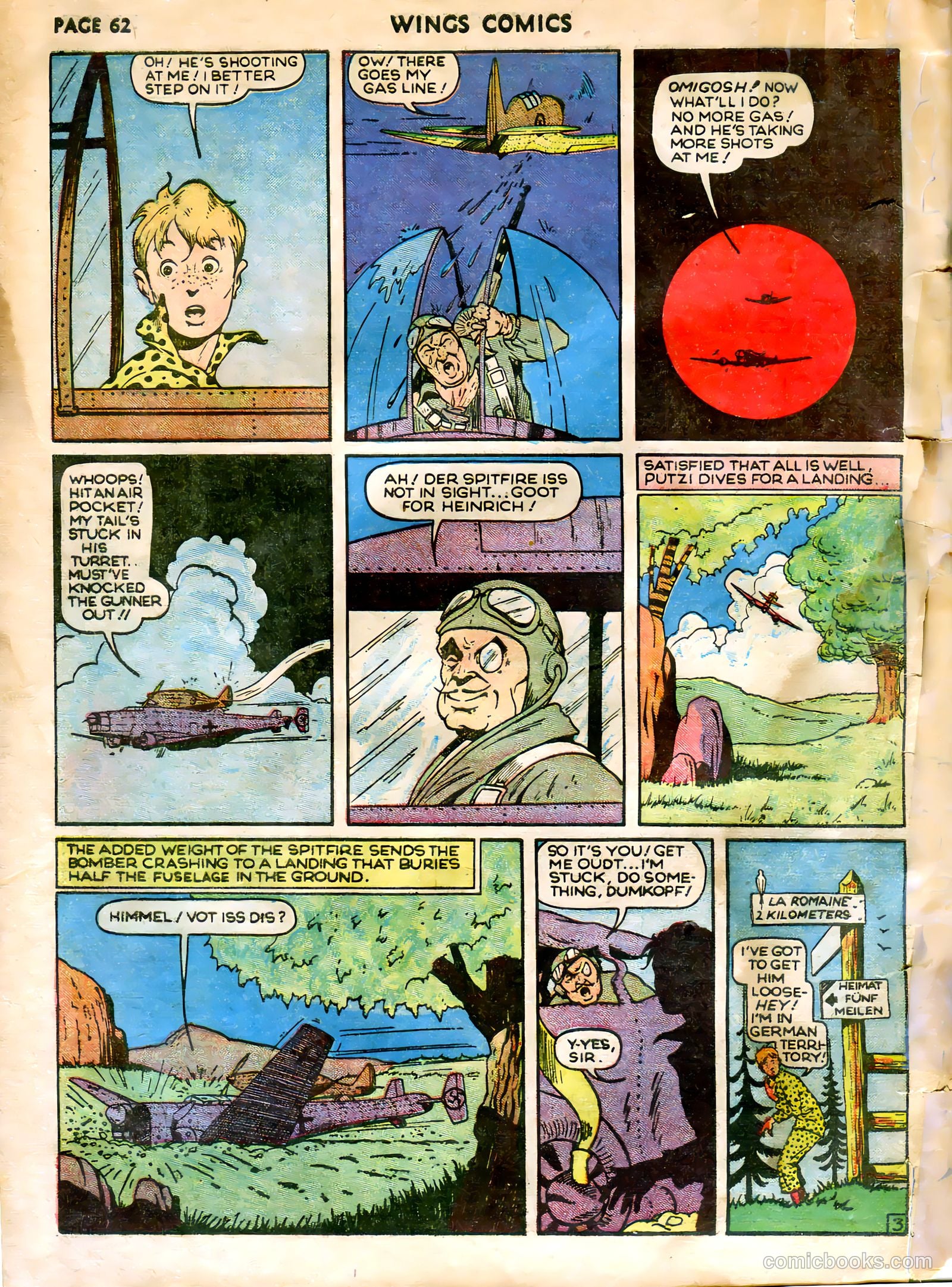 Wings Comics #5 (1941) — page 64 of 68