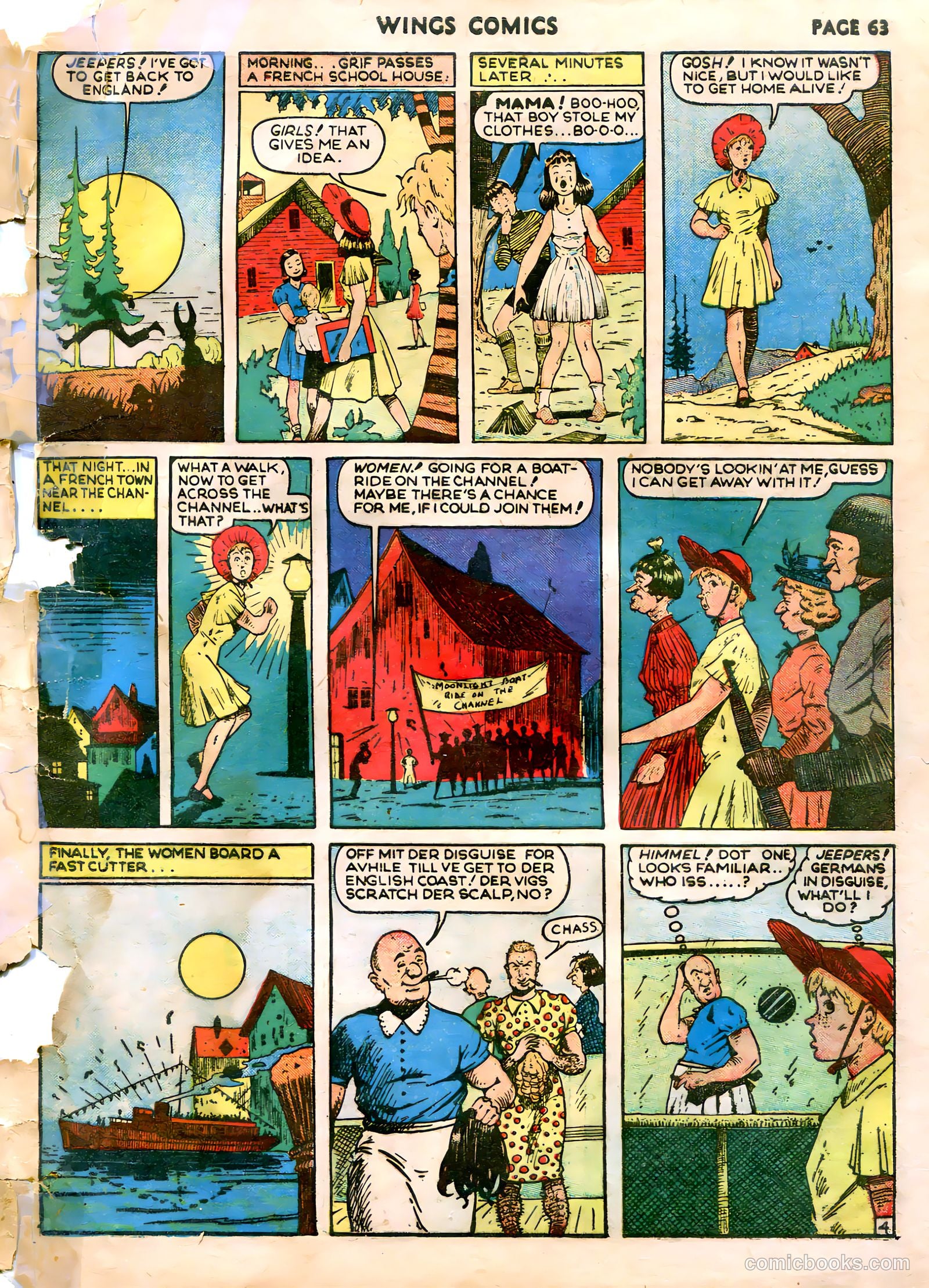 Wings Comics #5 (1941) — page 65 of 68