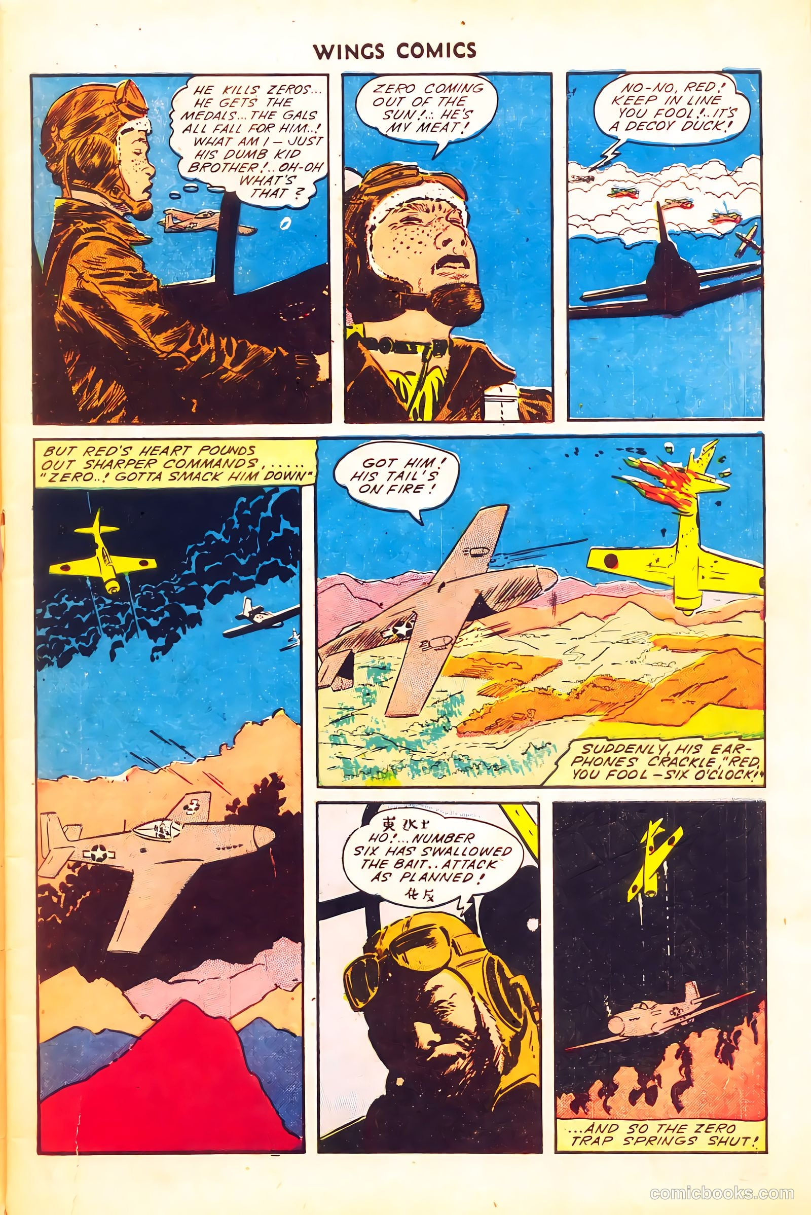 Wings Comics #50 (1944) — page 5 of 52
